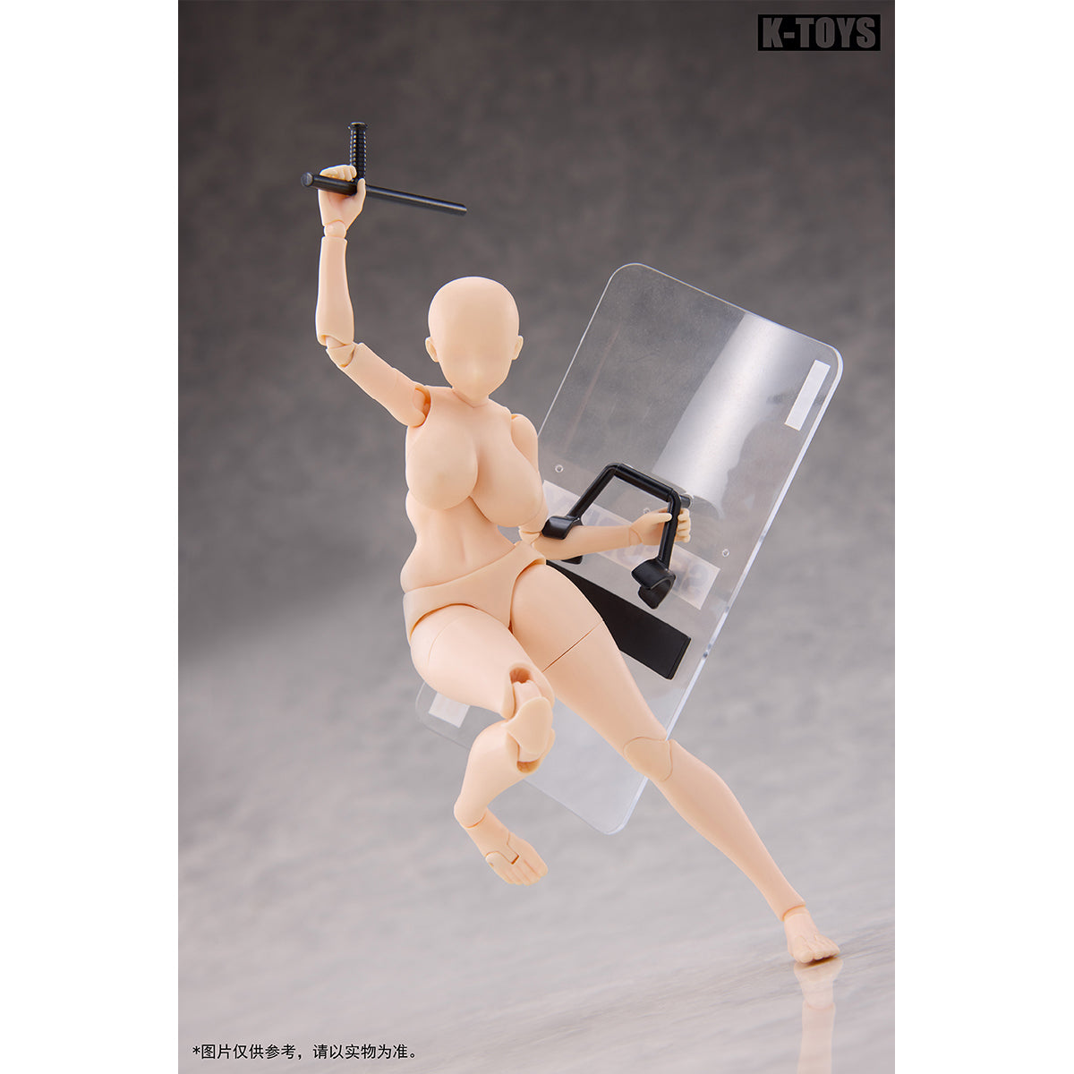 K-Toys Articulated joints Female Anime Type Large Bust 1/12 Scale Action Figure Body