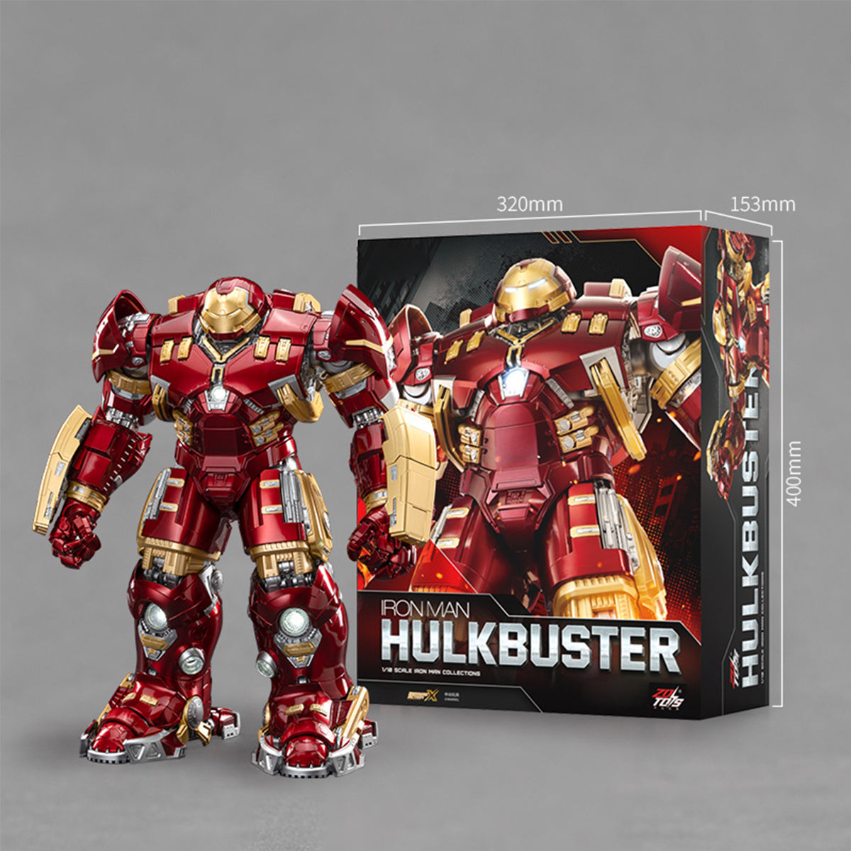ZD Toys MK44 1907-44 Hulkbuster 1/7 Scale Action Figure