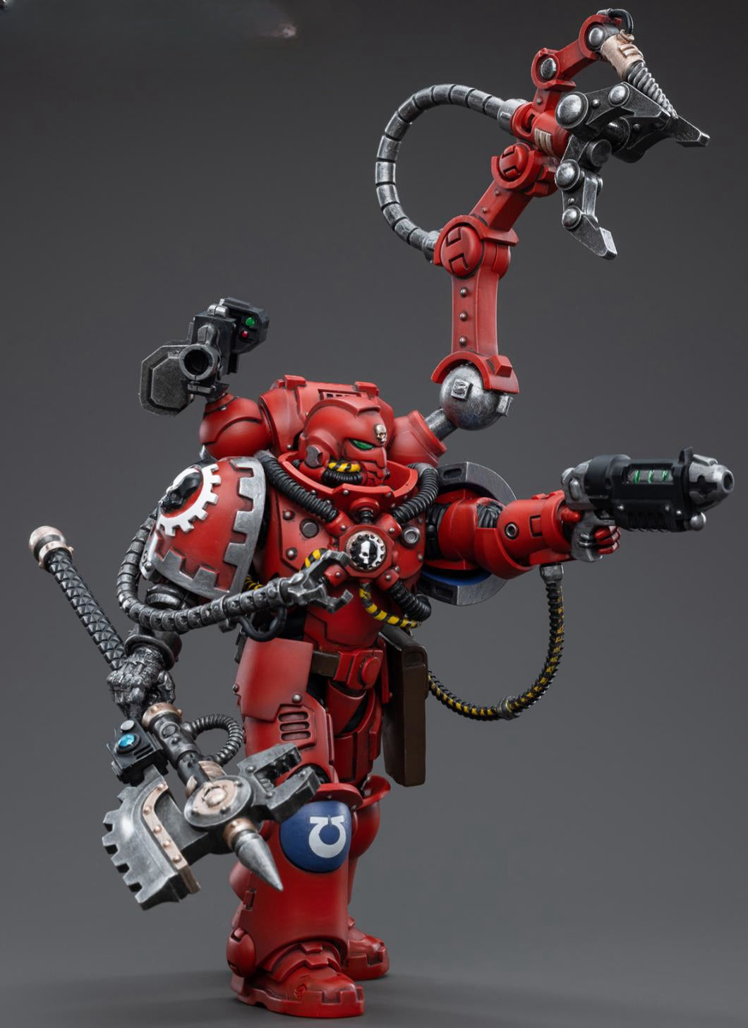 Figurine de collection JoyToy 40K : Figurines d'action Ultramarines Primaris Techmarine à l'échelle 1:18 JT3761