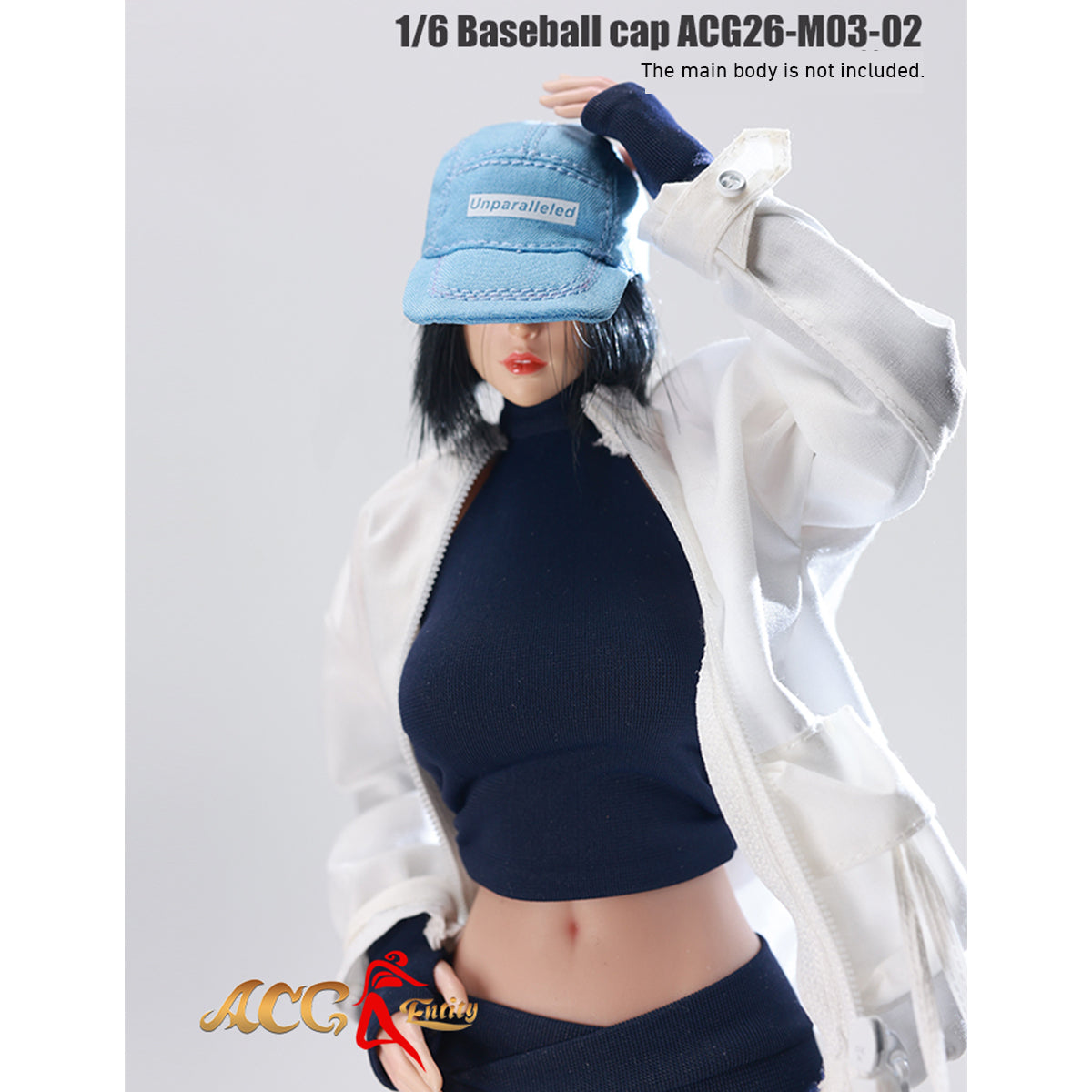 JIAOUDOLL Baseball Cap Trendy Peaked Cap ACG26-M03-02 1/6 Scale Doll Accessory Fit Action Figure