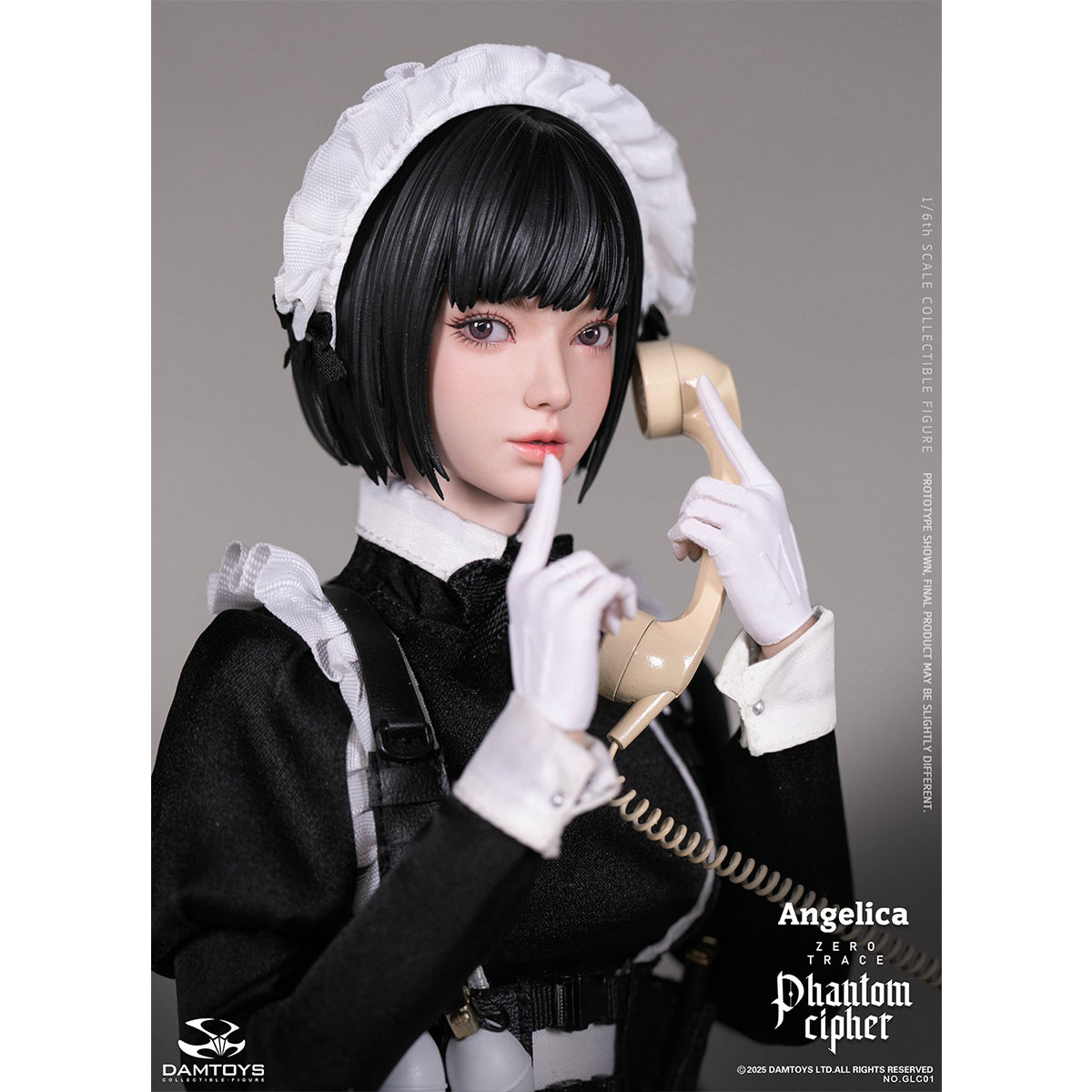 DAMTOYS Phantom Cipher - Zero Trace: Angelica 1/6 Scale Original Story Collectible Series Action Figure