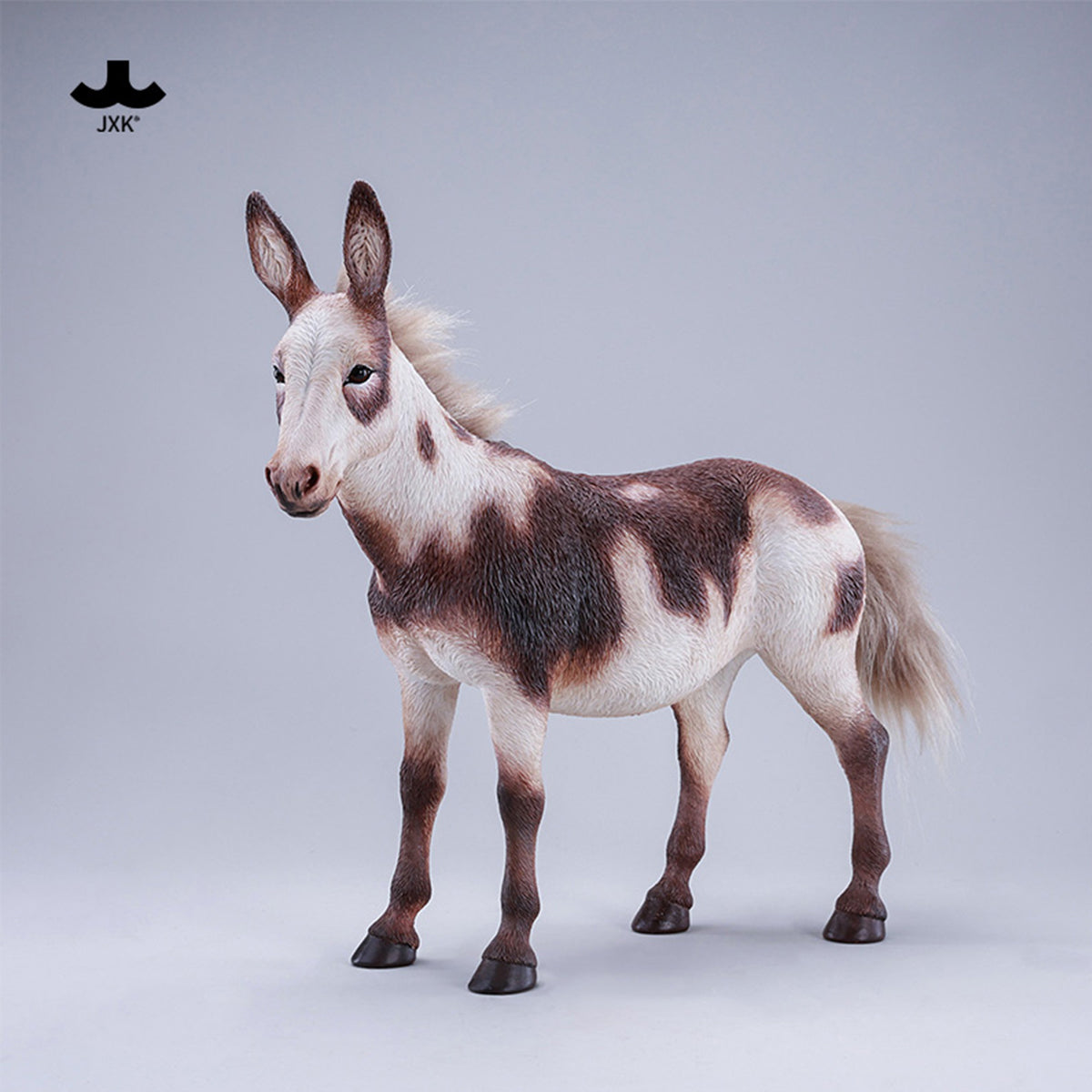 JXK MULE Static Expertly Hand-Painted Lifelike 1/6 Scale Animal Figurine