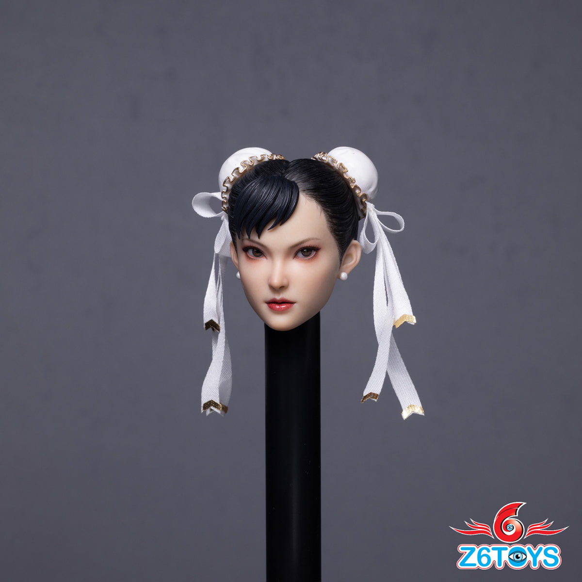 Z6TOYS Asian Moveable Eye Beauty Head Sculpt Xiao Li ZC020 Accessory Fit 1/6 Scale 12-inches Action Figure