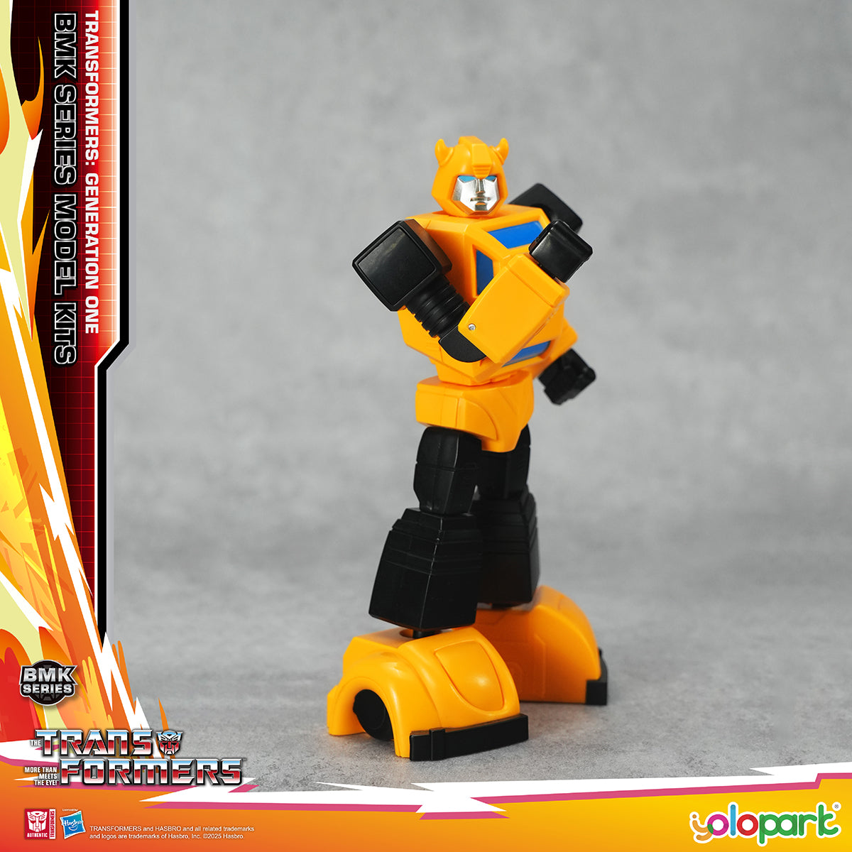 Yolopark Transformers G1 Animation BMK Optimus Prime Megatron Bumblebee Starscream Set Model Kit