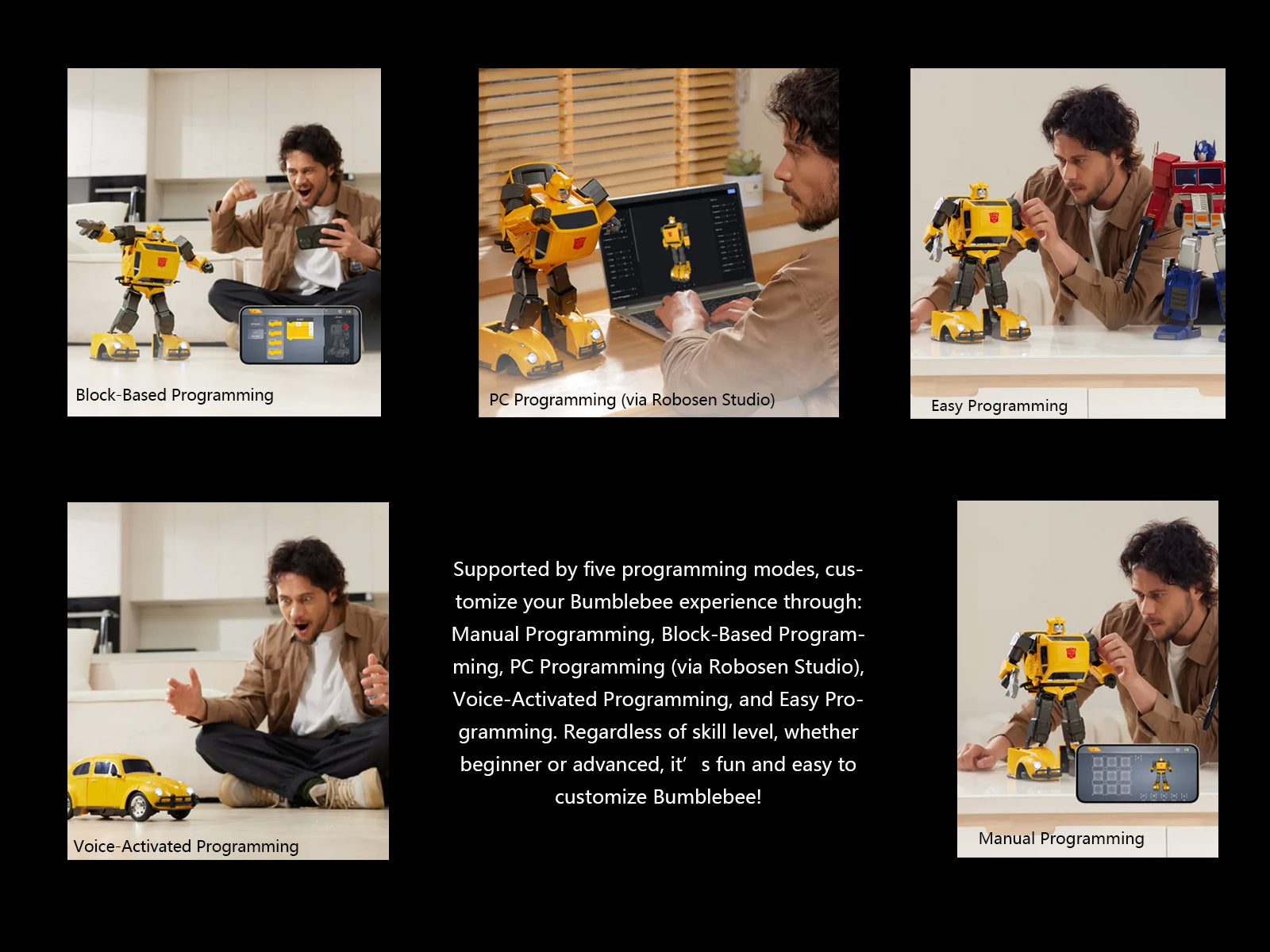 Rbosen G1 Bumblebee Flagship Edition English Version Auto-Transforming