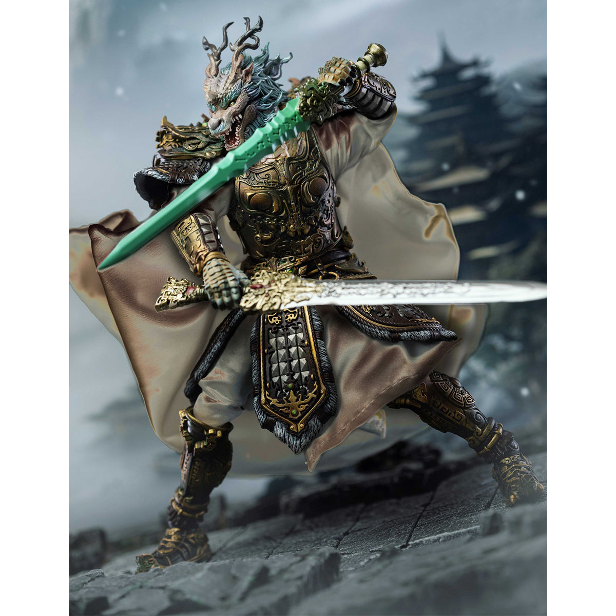 FancyRealm 28 Chinese Zodiac Constellations Kangjing Loong FJ-1B01 1/12 Scale Action Figure