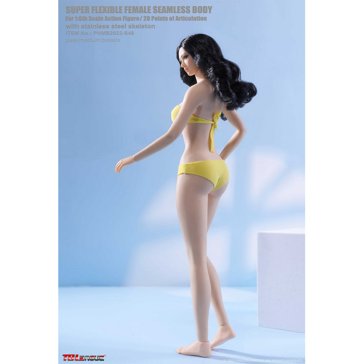 TBLeague Female Seamless Slender Elegance Medium Bust Detachable Feet 1/6 Scale Action Figure Body