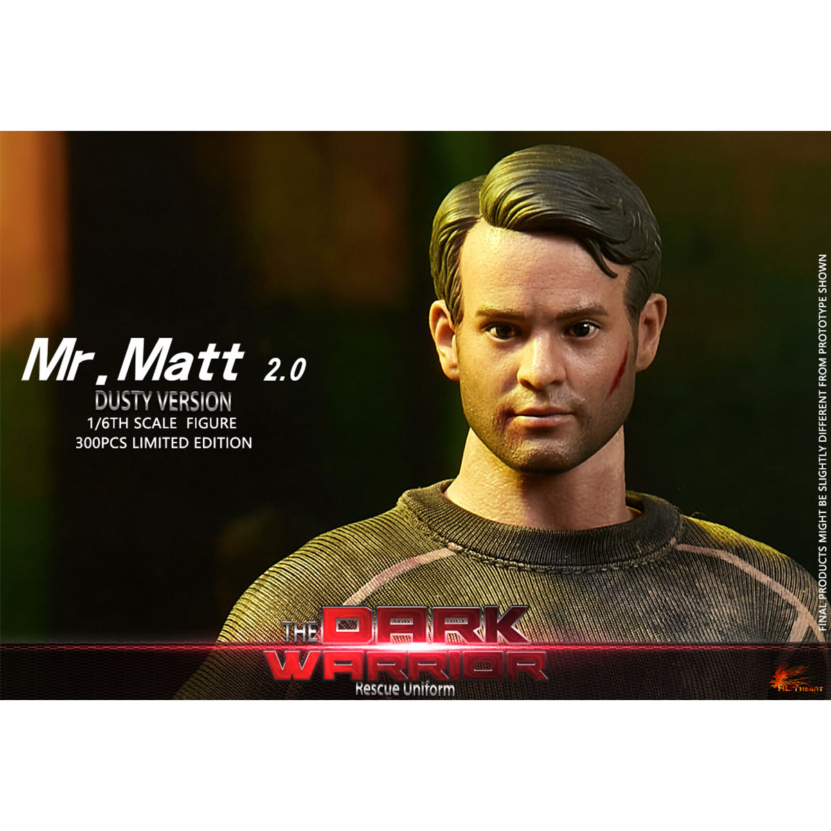Hot Heart The Dark Warrior Rescue Uniform New Revision Dusty Edition Action Figures
