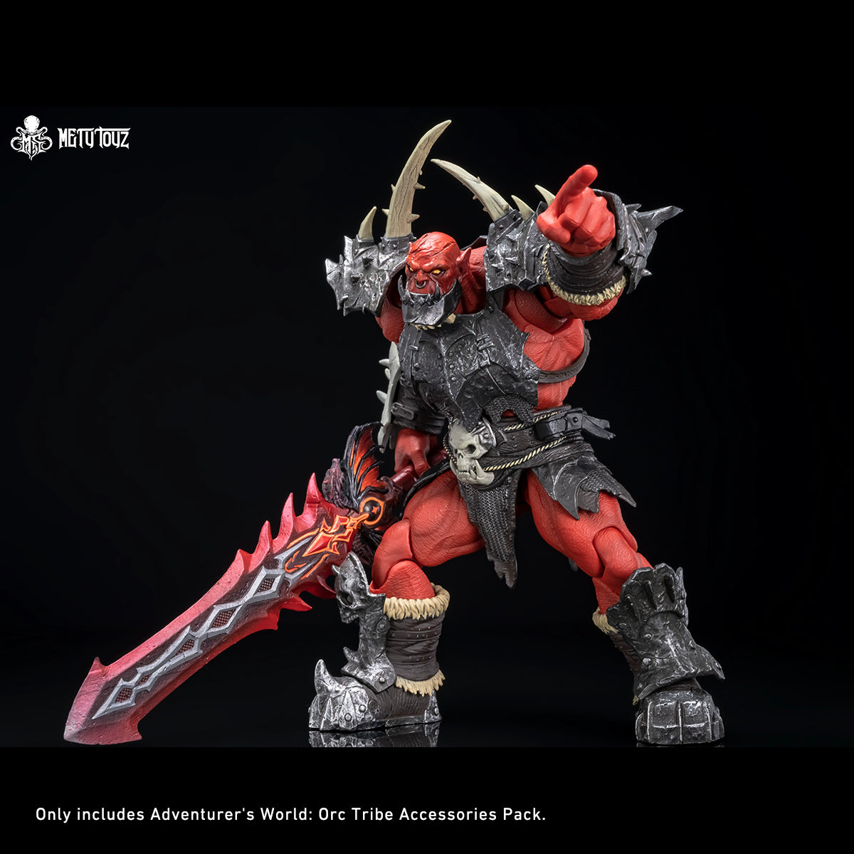 Metytoyz, Adventurer World Orc Tribe, Accessory Pack for Figurine