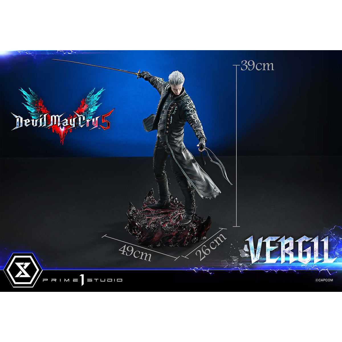 Prime 1 Studio, Devil May Cry 5: Vergil, Art Game Role Statue