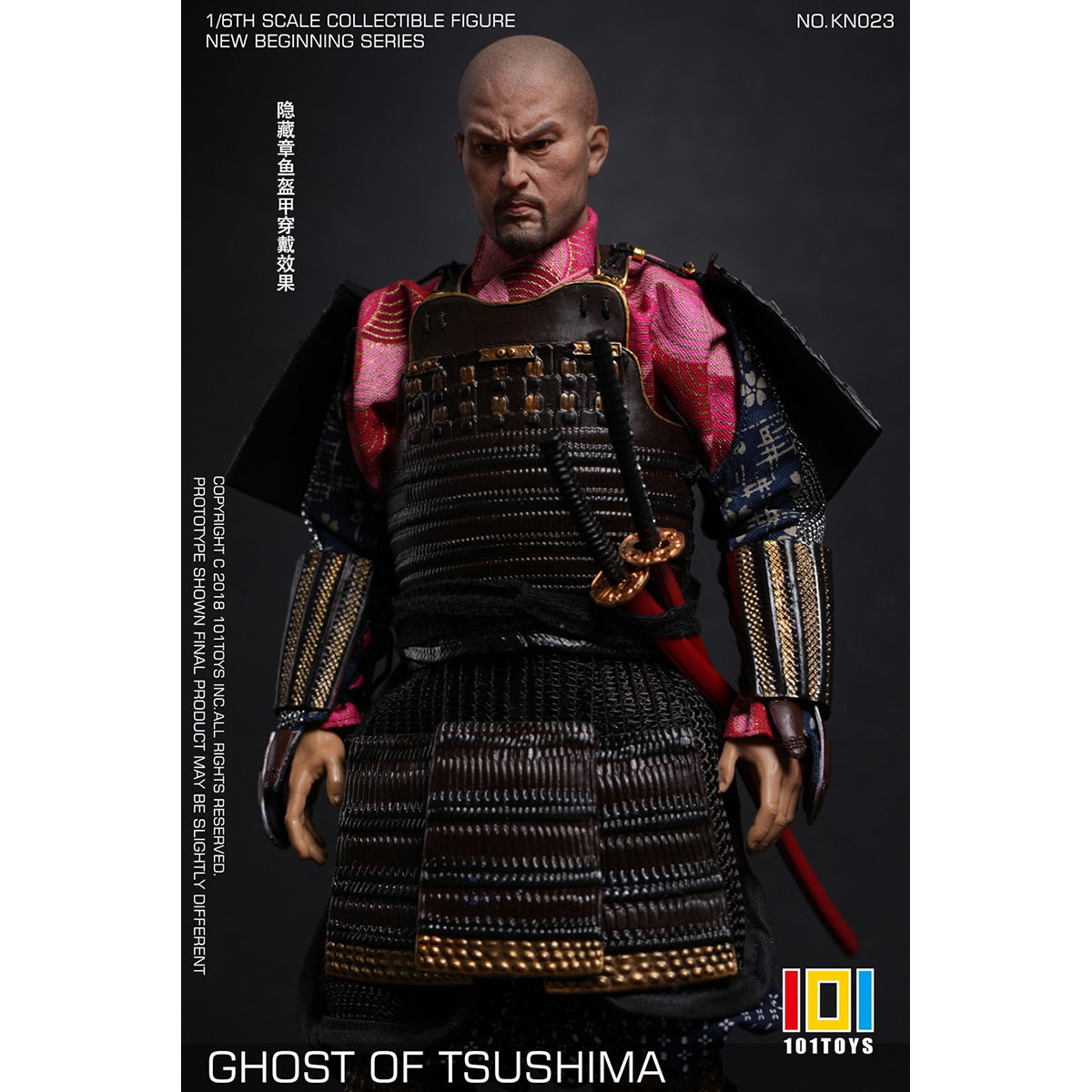 101TOYS KN023 GHOST OF TSUSHIMA Samurai 1/6 Scale New Beginner Series Action Figure