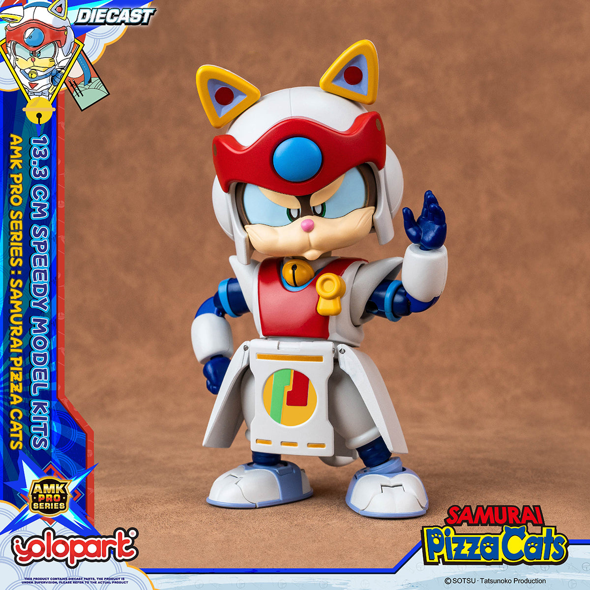 Yolopark Samurai Pizza Cats AMK PRO Series Speedy Model Kit