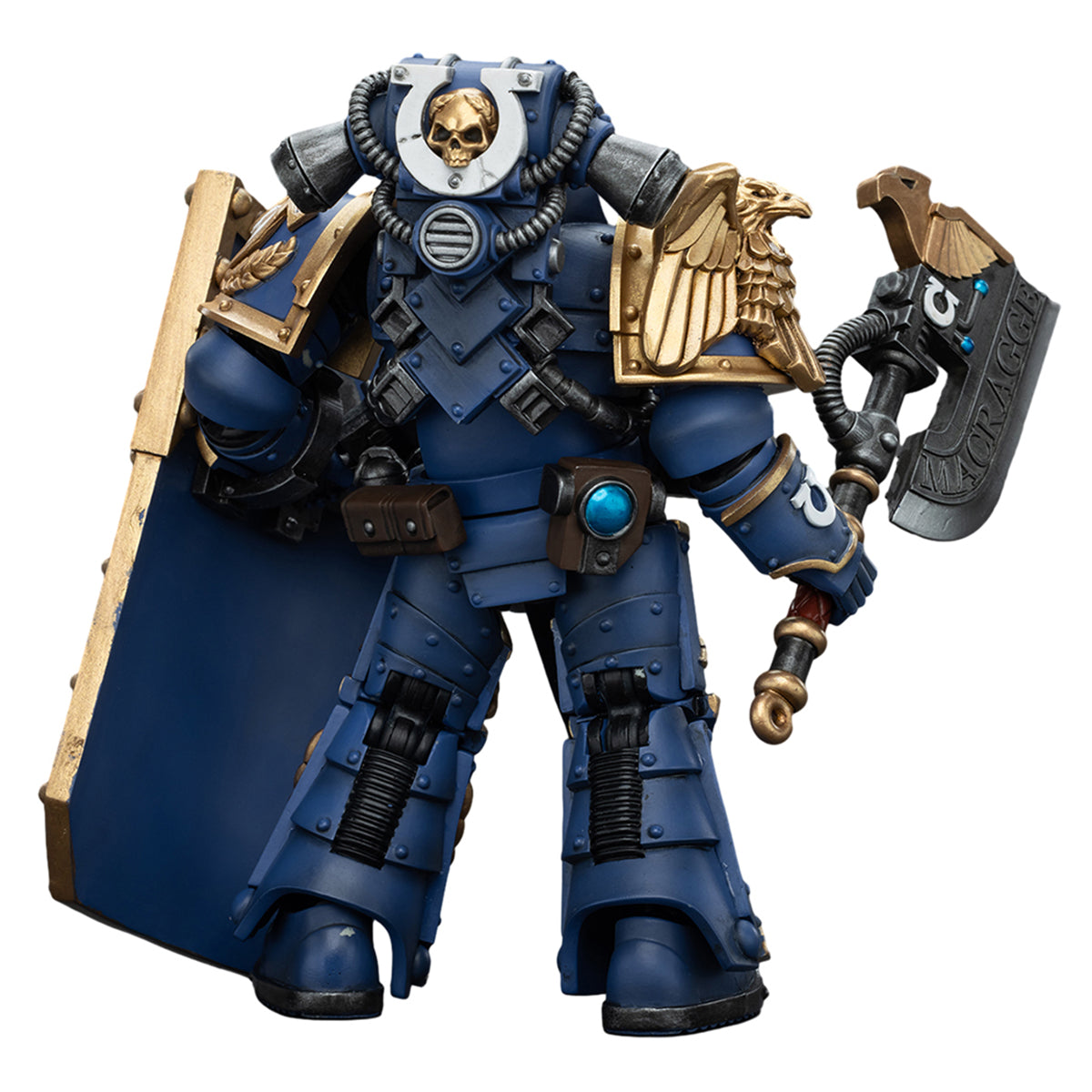 Figura de acción JOYTOY Warhammer La Herejía de Horus Ultramarines Invictarus Suzerain Squad Suzerain 2