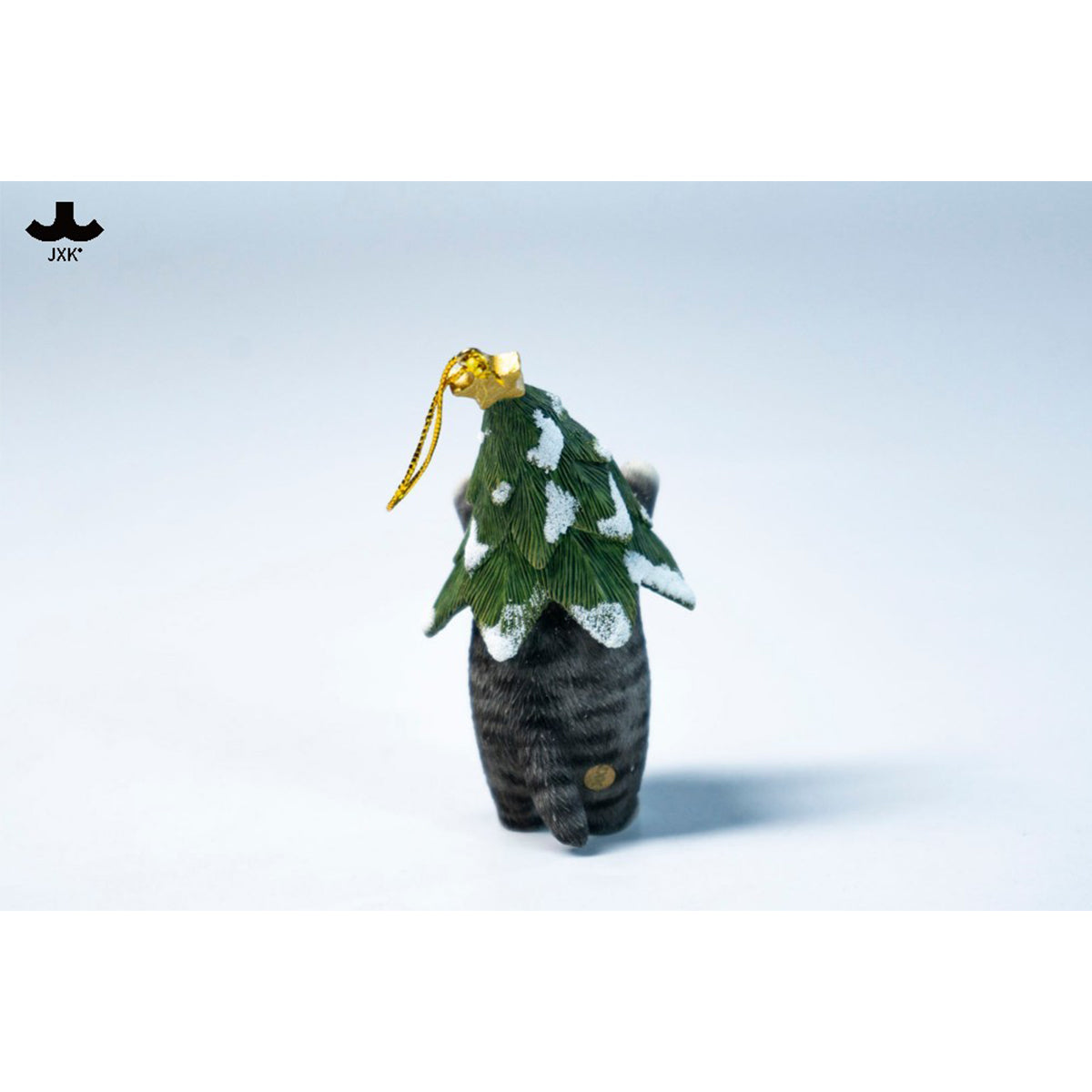 JXK Christmas Cat Tree Static Expertly Hand-Painted Lifelike Animal Figurine