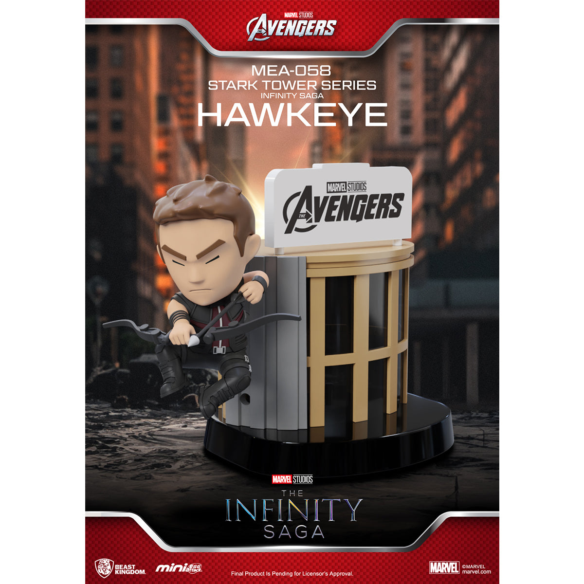 Beast Kingdom MEA-058 The Infinity Saga Stark Tower Series Randomly Single Blind Box Figure