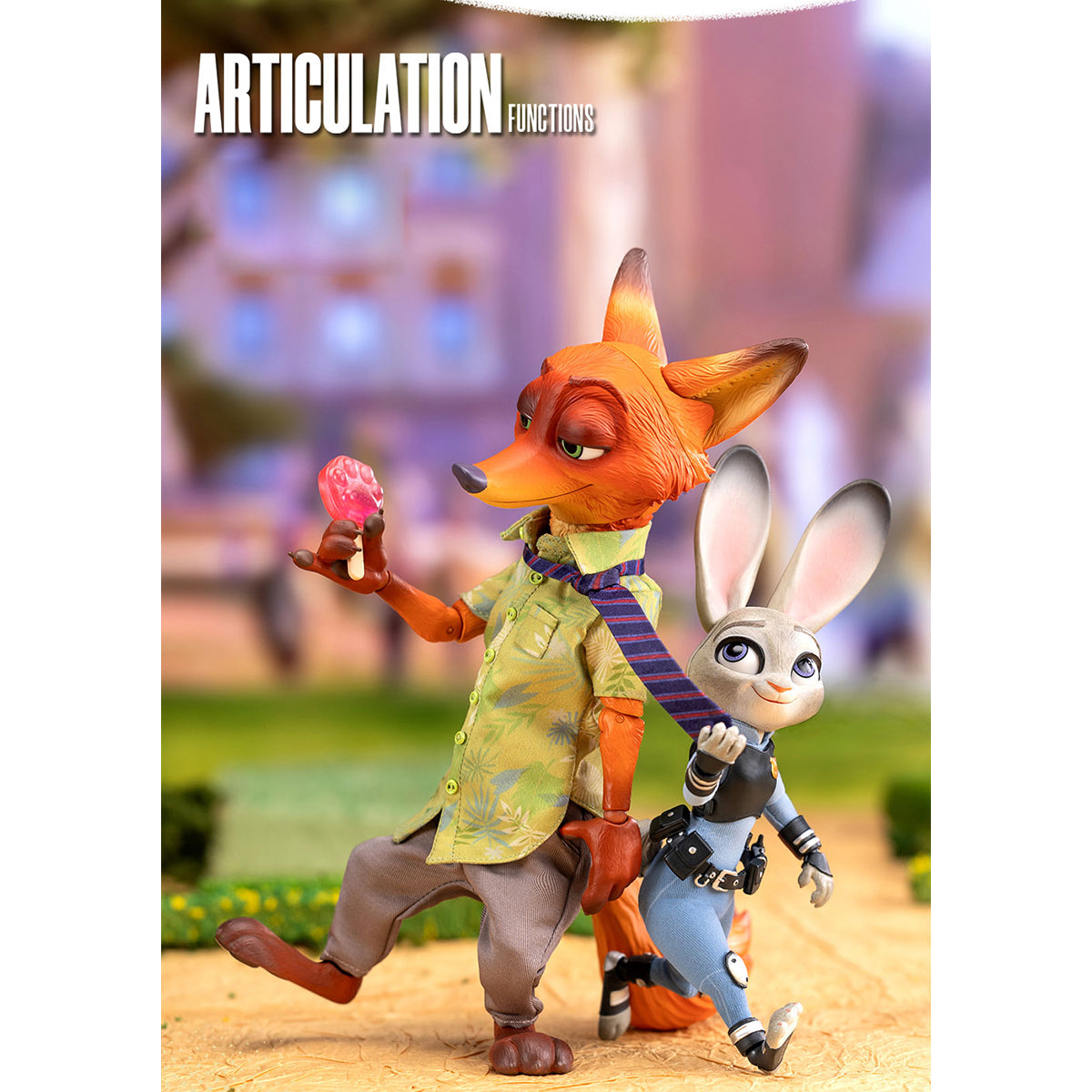 GONG, Zootopia Series - Nick & Judy Set, Action Figures