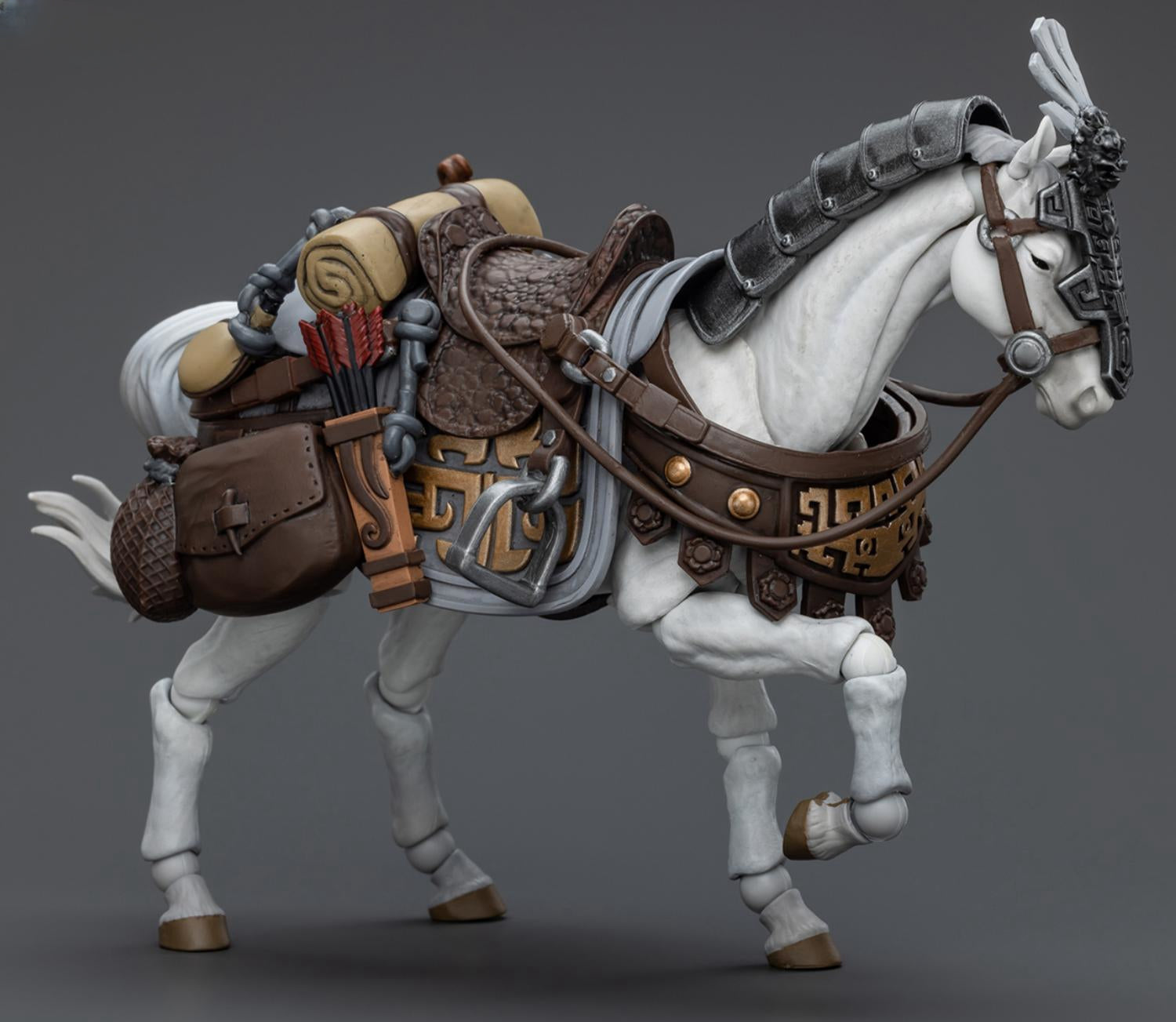JoyToy Dark Source JT6045 JiangHu Northern Hanland Empire White Feather Armored Horse 1/18 Scale Action Figures