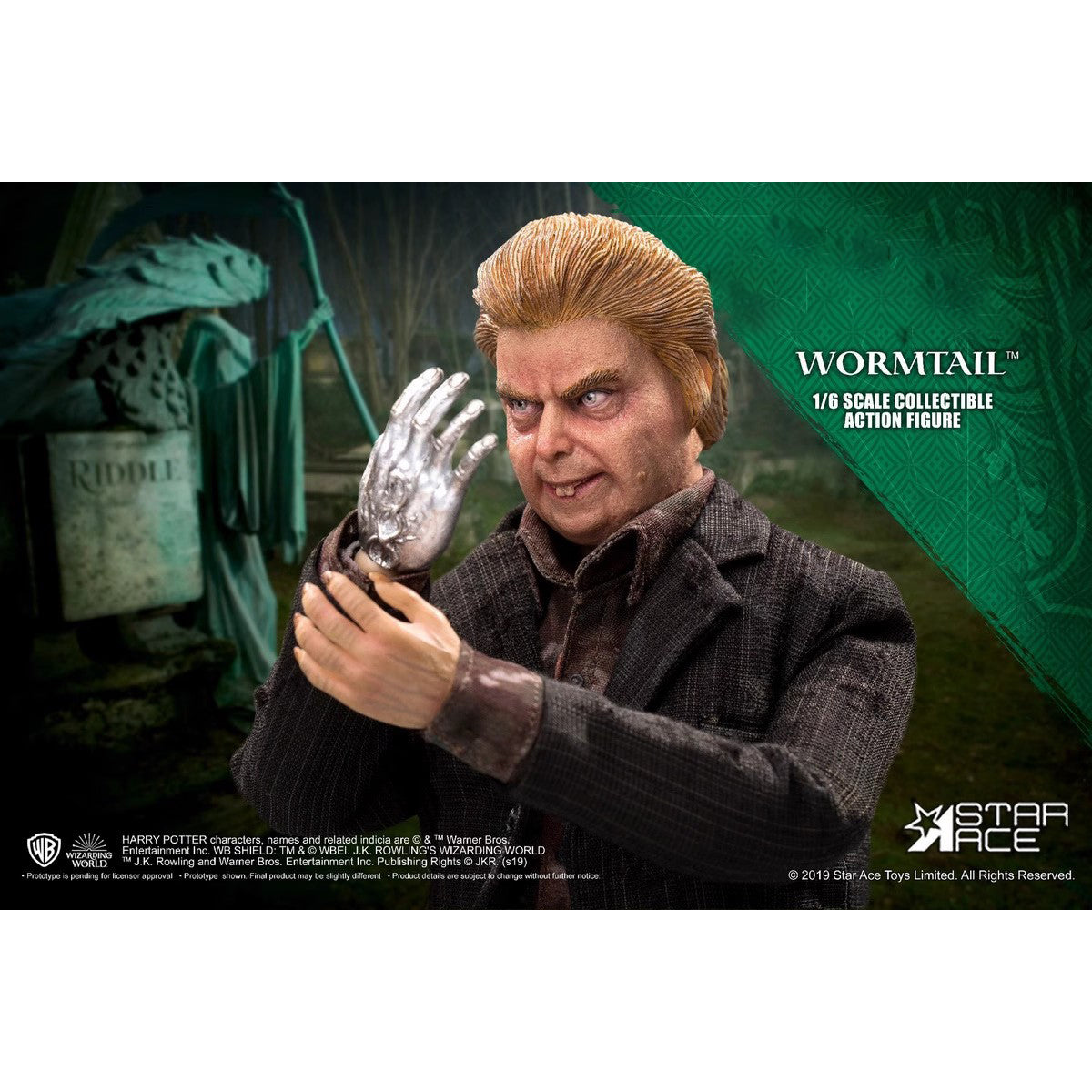 STAR ACE Toys Harry Potter and the Goblet of Fire: Wormtail Standard Ddition Action Figure