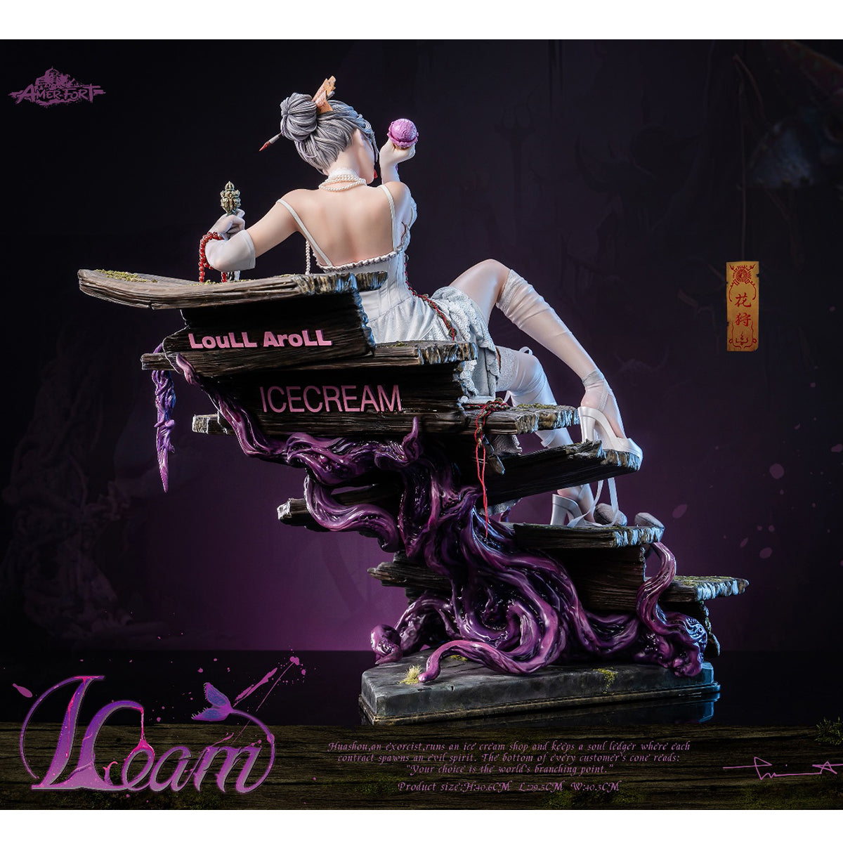 PIJI & LouLL Aroll, Hua Shou, 1/4 Scale Art Figurine