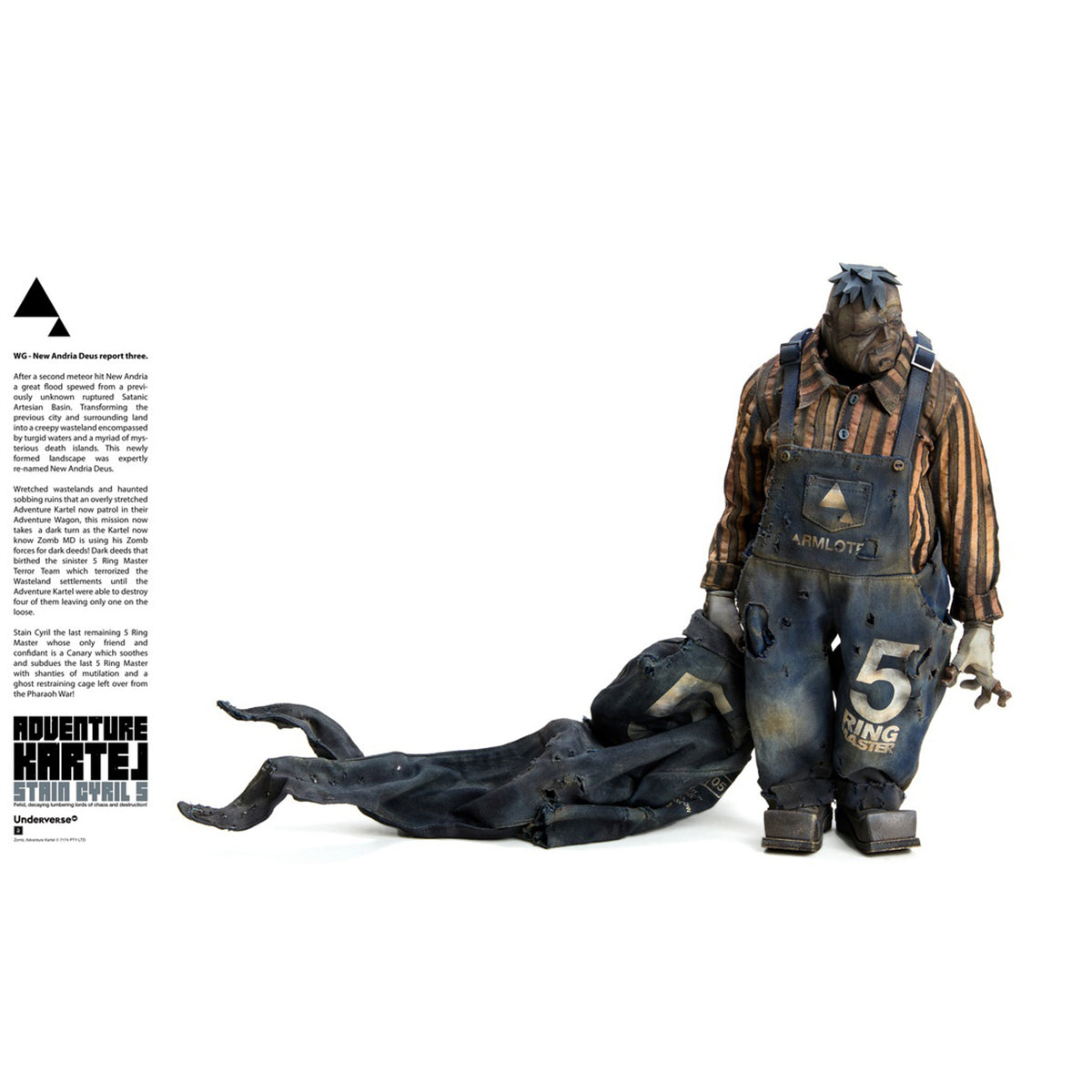 Underverse Stain Cyril Fat Zombie AK Series 1/6 Scale Action Figure