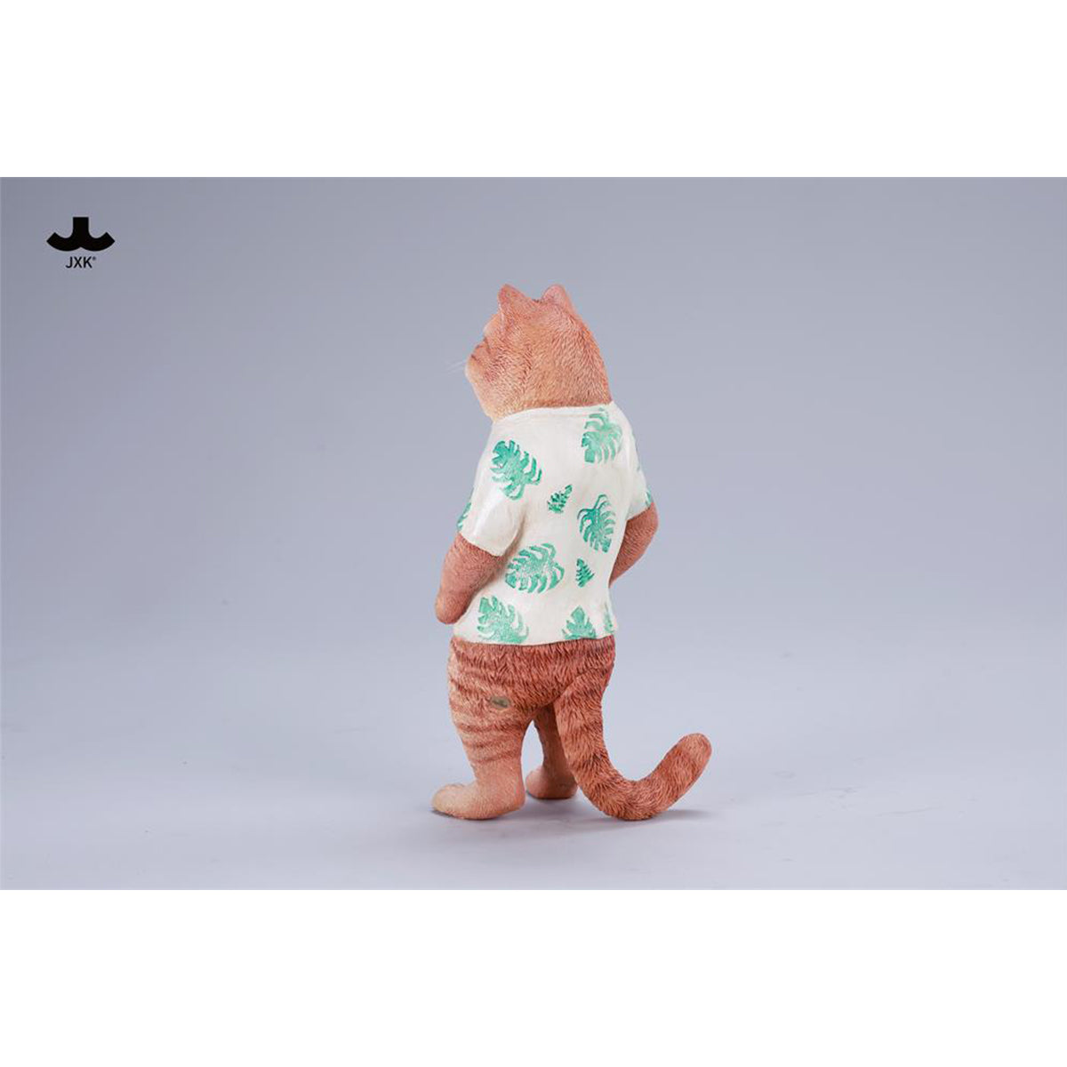 JXK, Tropical Cat Stand, Static Cat Animal Figurine