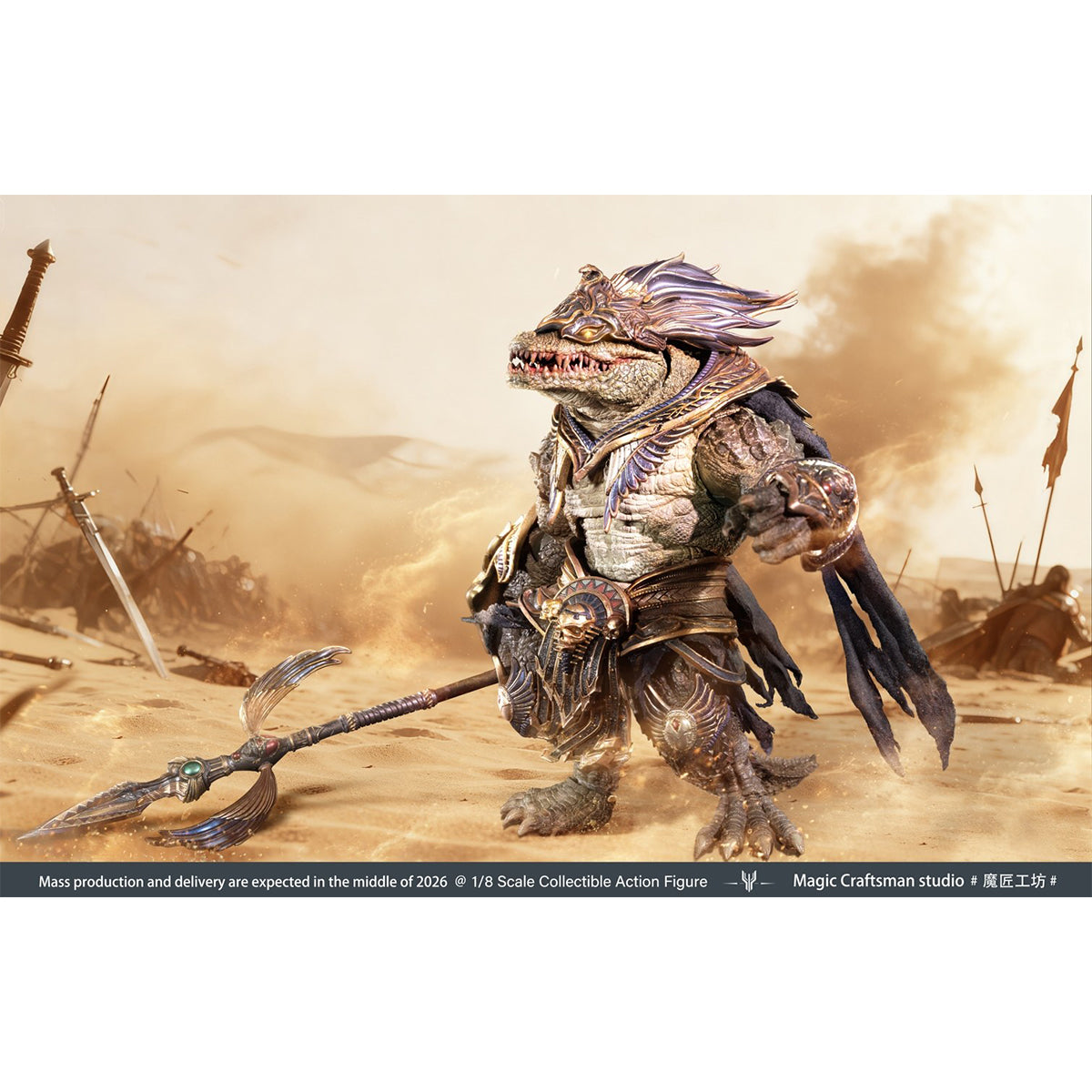 Magic Craftsman Studio Temple of Chaos Series Desert Colossus Crocodile Sobek 1/12 Scale Action Figure