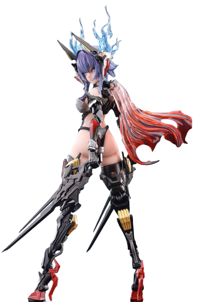 Nuclear Gold Reconstruction & Animester Thunderbolt: Barbera-Red Mecha Girl 1/9 Scale Action Figure