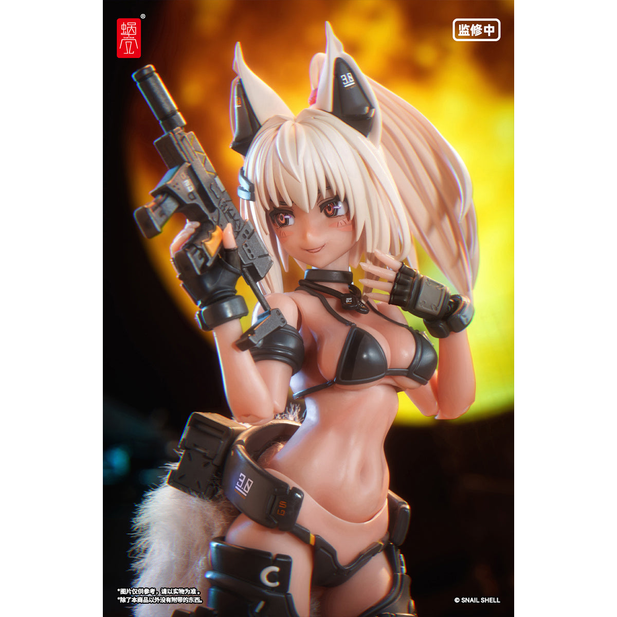 Snail Shell RA-04 Kitsunebi Senki Honoka Swimsuit Ver. 1/12 Scale Action Figure