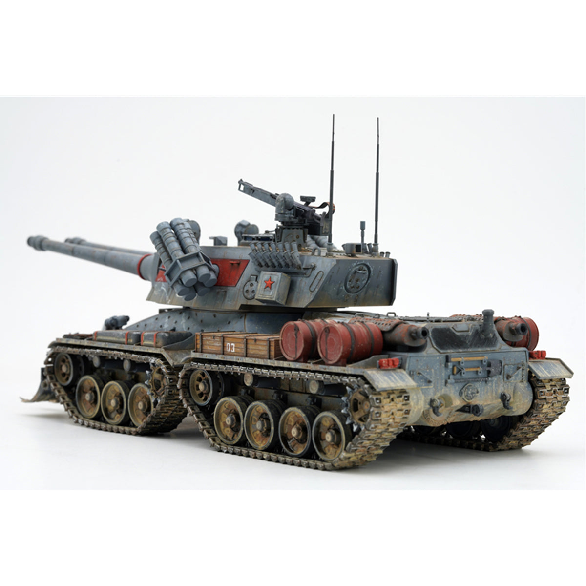 BORDER BC-005 Soviet Magnetic Storm Tank Gesla Gank/BC-004 Kirov Airship/BC-003 Soviet Apocalypse Tank Ver2.0/BC-002 Grizzly Battle Tank/BA-002 Hell Knight Syl Model Kit