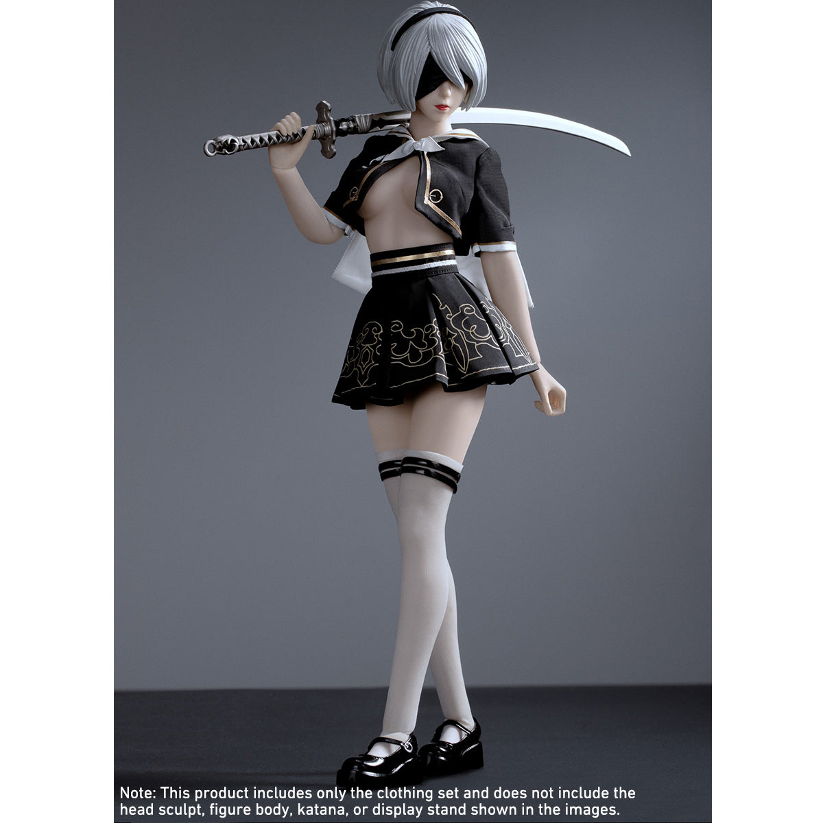 ACPLAY 1/6 Android Seductive JK Costume Set Doll Clothes Accessory for 12-inches Figure