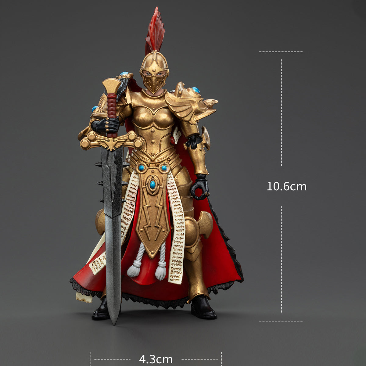 JOYTOY JT00850 Sisters of Silence White Falcons Vigilator Cadre Vigilator Mistress Warhammer 1/18 Scale Action Figures