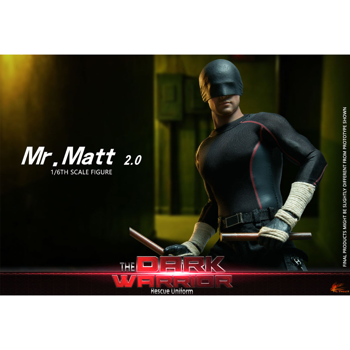 Hot Heart The Dark Warrior Rescue Uniform New Revision Normal Edition Action Figures