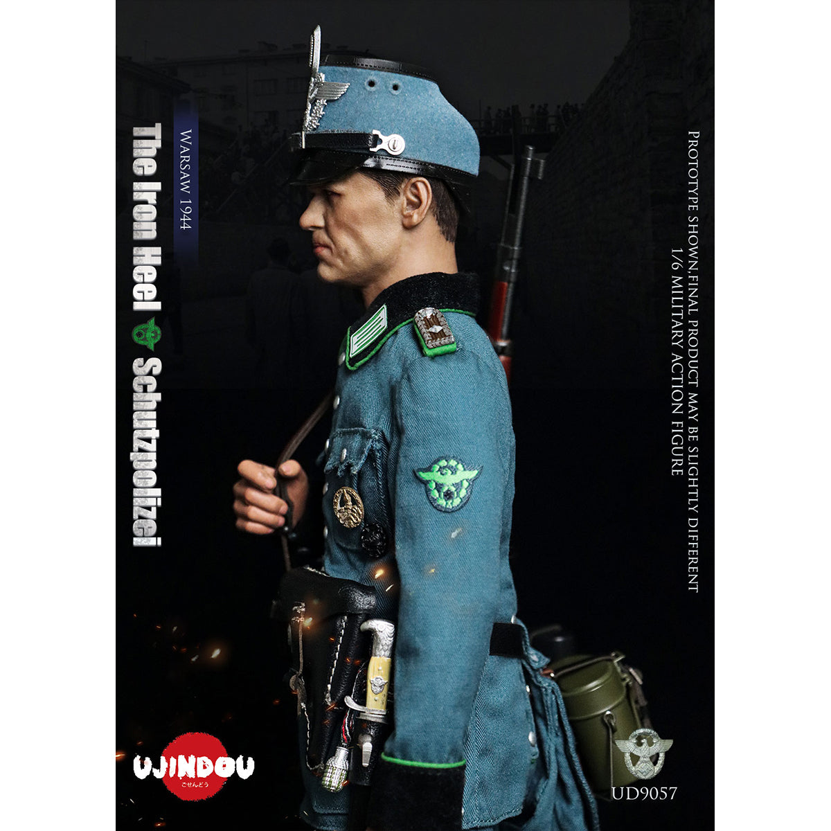 UJINDOU UD9057 The Iron Heel-WWII German Schutzpolizei Warsaw 1944 1/6 Scale Action Figure