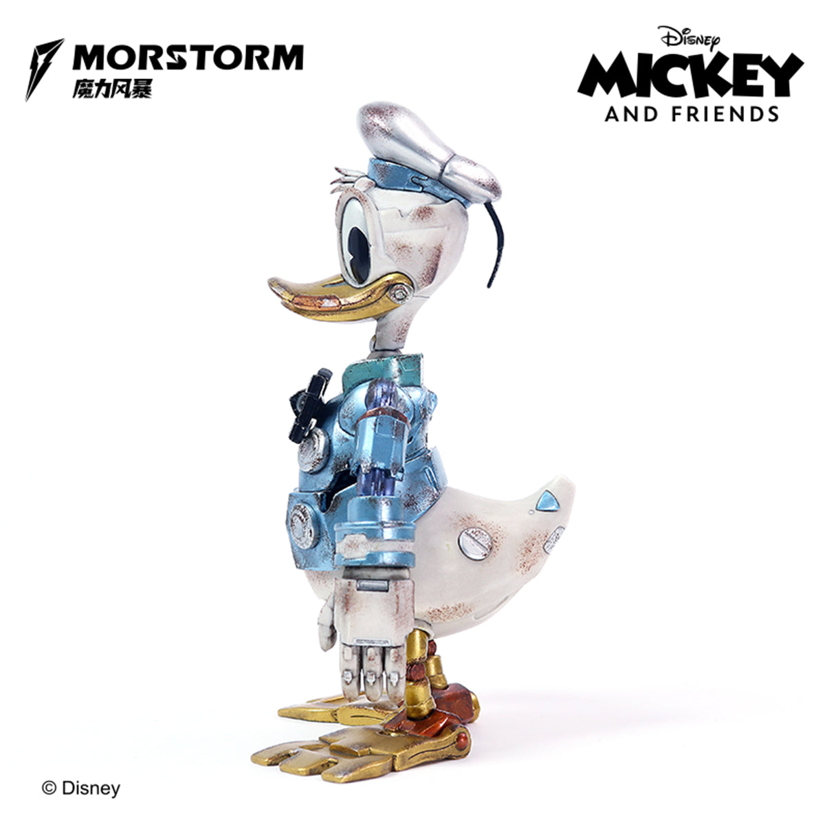 MORSTORM Mechanical Donald Art Figurine