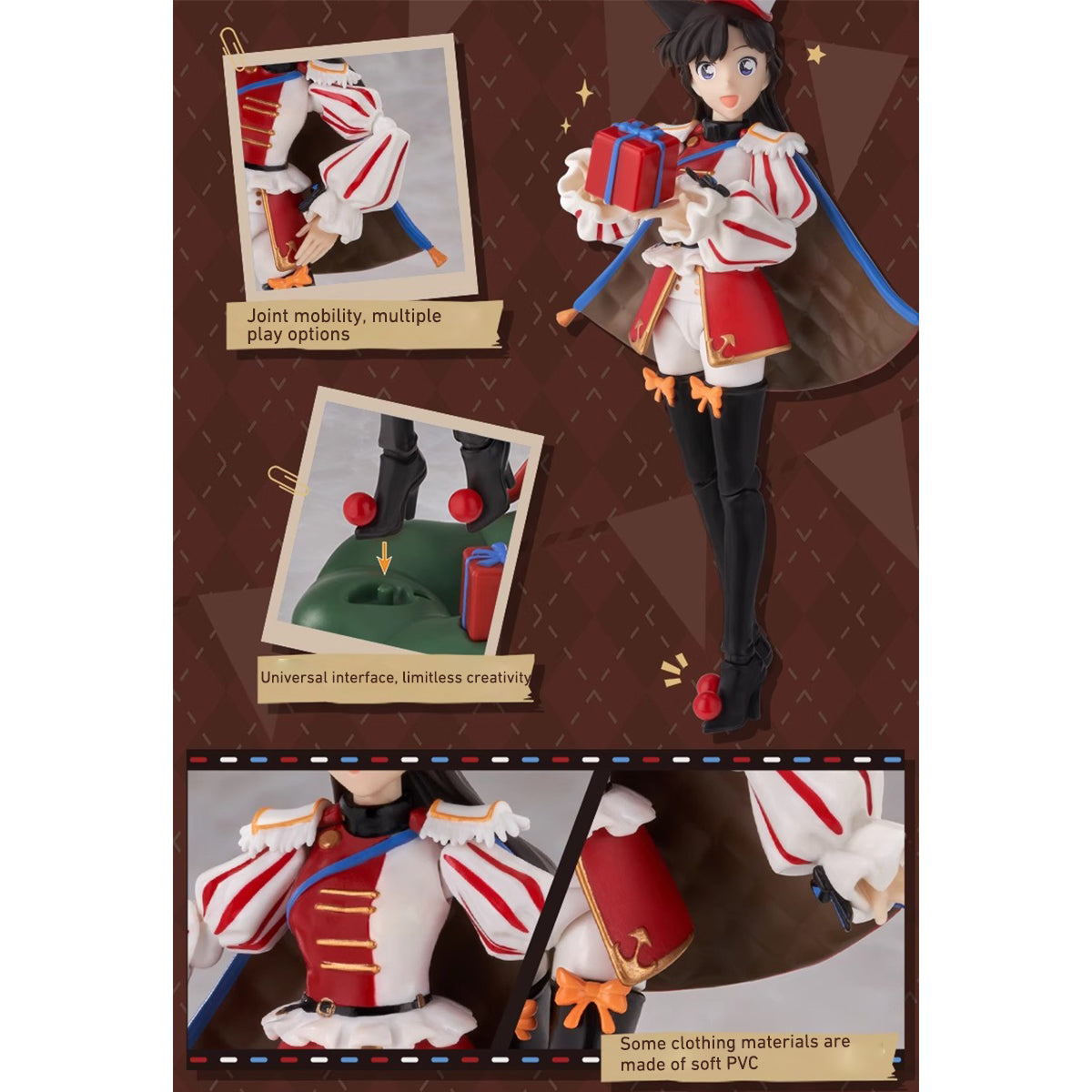 Blokees, Miracle Edition Detective Conan Anita Hailey/Mouri Ran/Model Kits Articulated