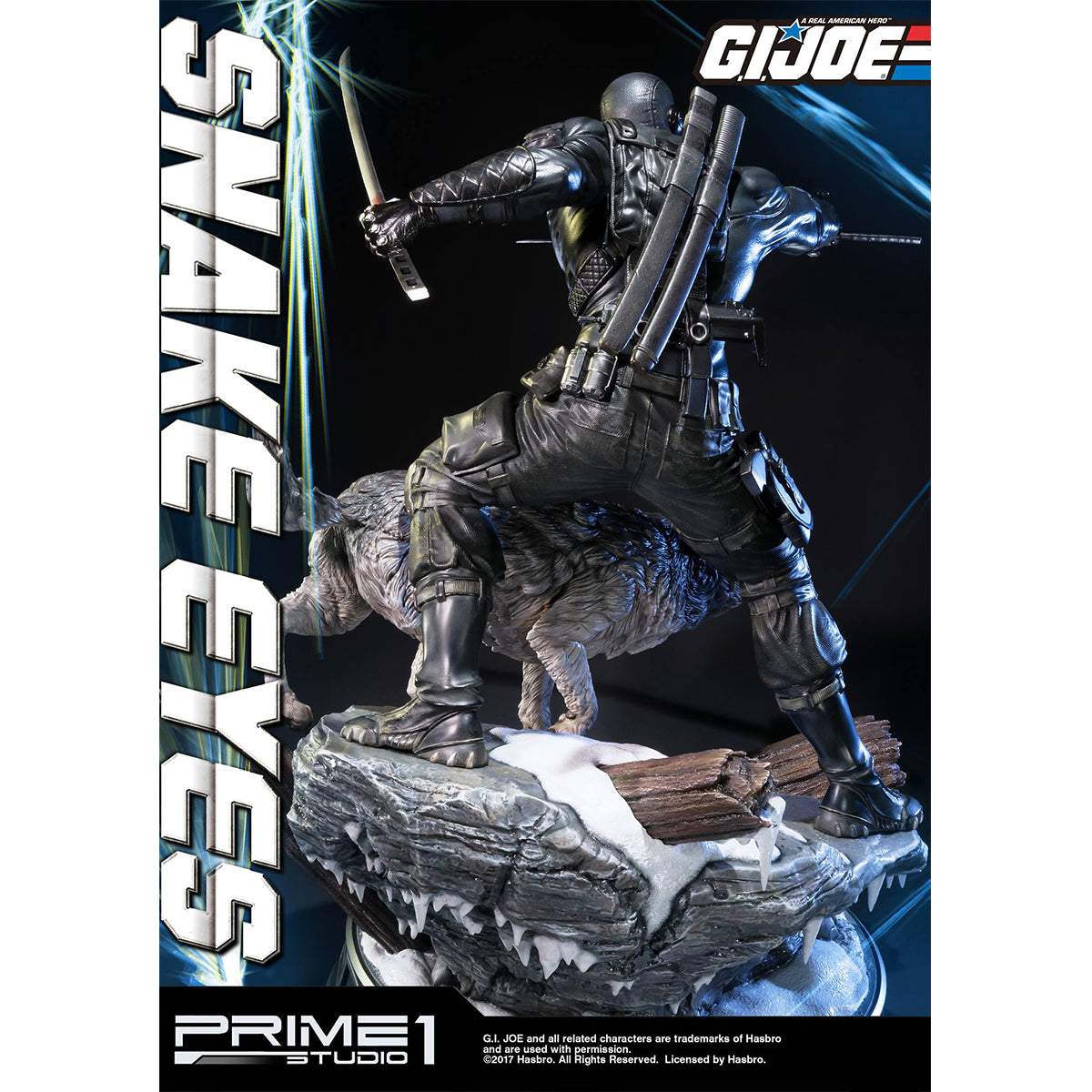 Prime 1 Studio 26-Inch G.I. Joe Snake Eyes Regular Version Art Statue