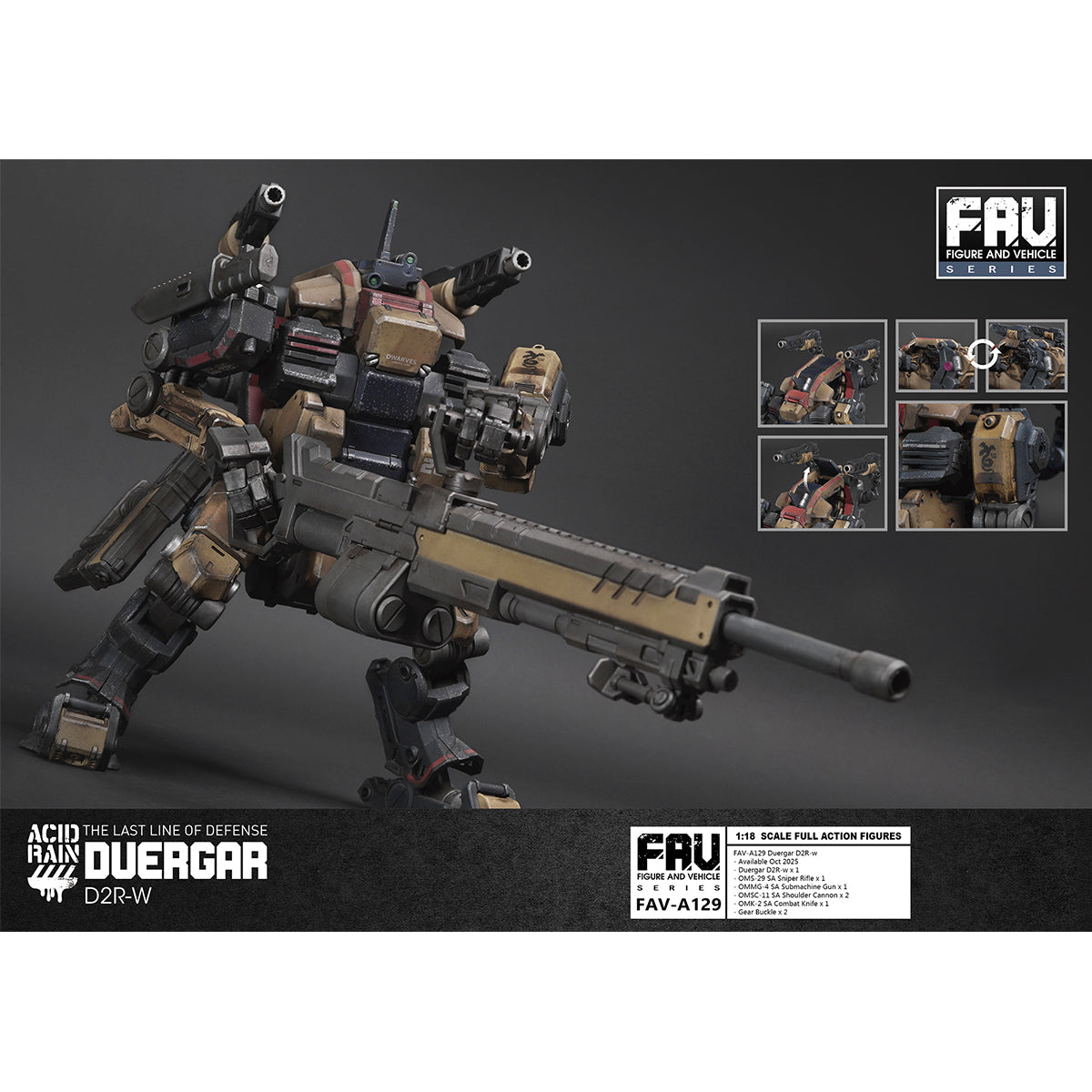 TOY ALLIANCE Acid Rain World FAV-A129 Duergar D2R-w Action Figures