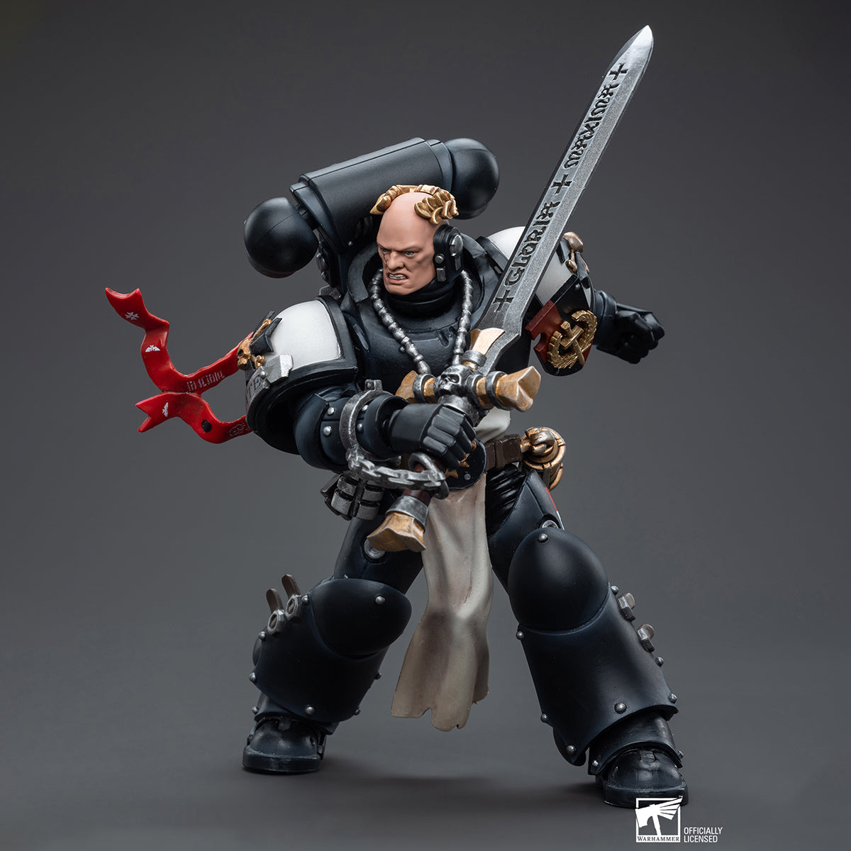 JOYTOY Warhammer 40,000 Black Templars Emperor's Champion Bayard's Revenge 1/18 Action Figure