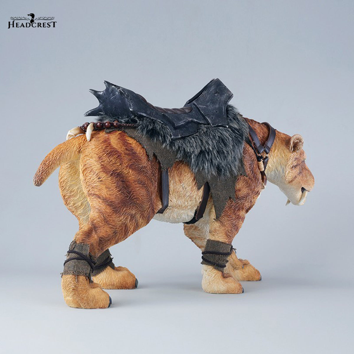 HEADCREST H2603 Prehistoric Saber-Toothed Tiger Figure Static Animal Statue