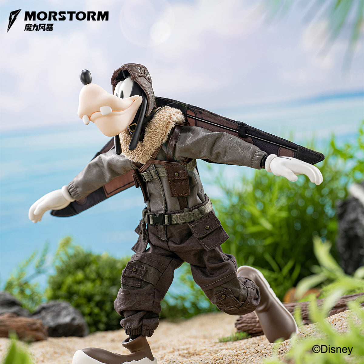 MORSTORM Articulated Action Figure Series Pilot Flying Dream Mickey Mouse & Goofy & Donald Duck Action Figure