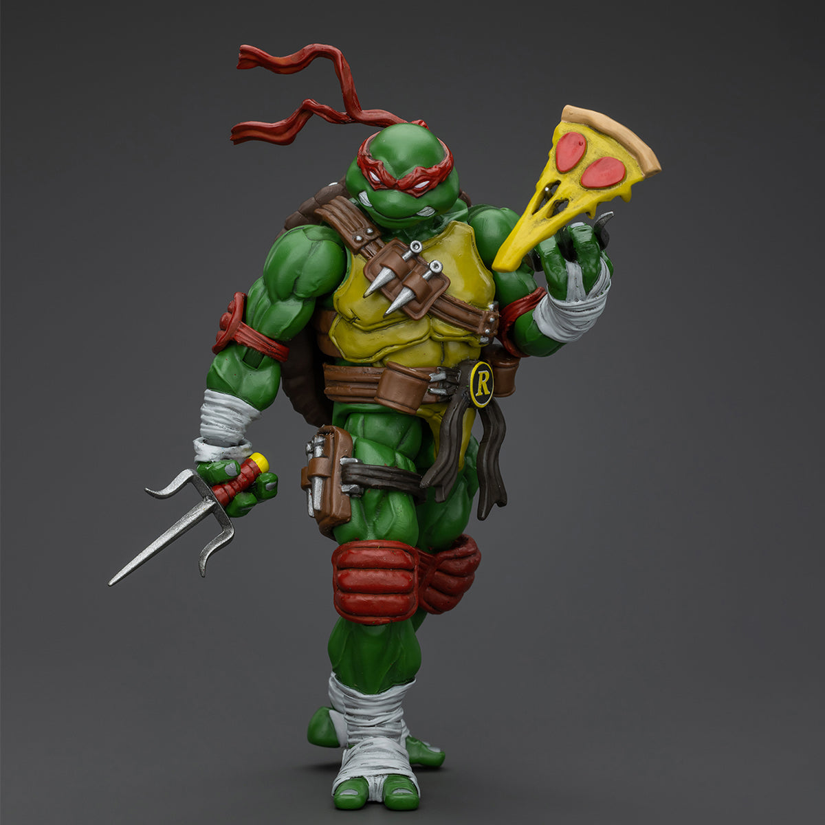 Serie TMNT de JOYTOY: Tortugas Ninja Adolescentes Mutantes - Figuras de acción de Raphael a escala 1:18