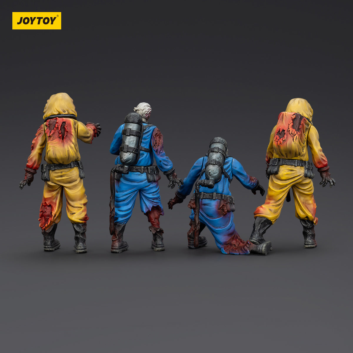 (Only Shipped to the US) JOYTOY 1/25 Dark Source Zombie Figure Biochemical Lab Team JT01550 Action Figures