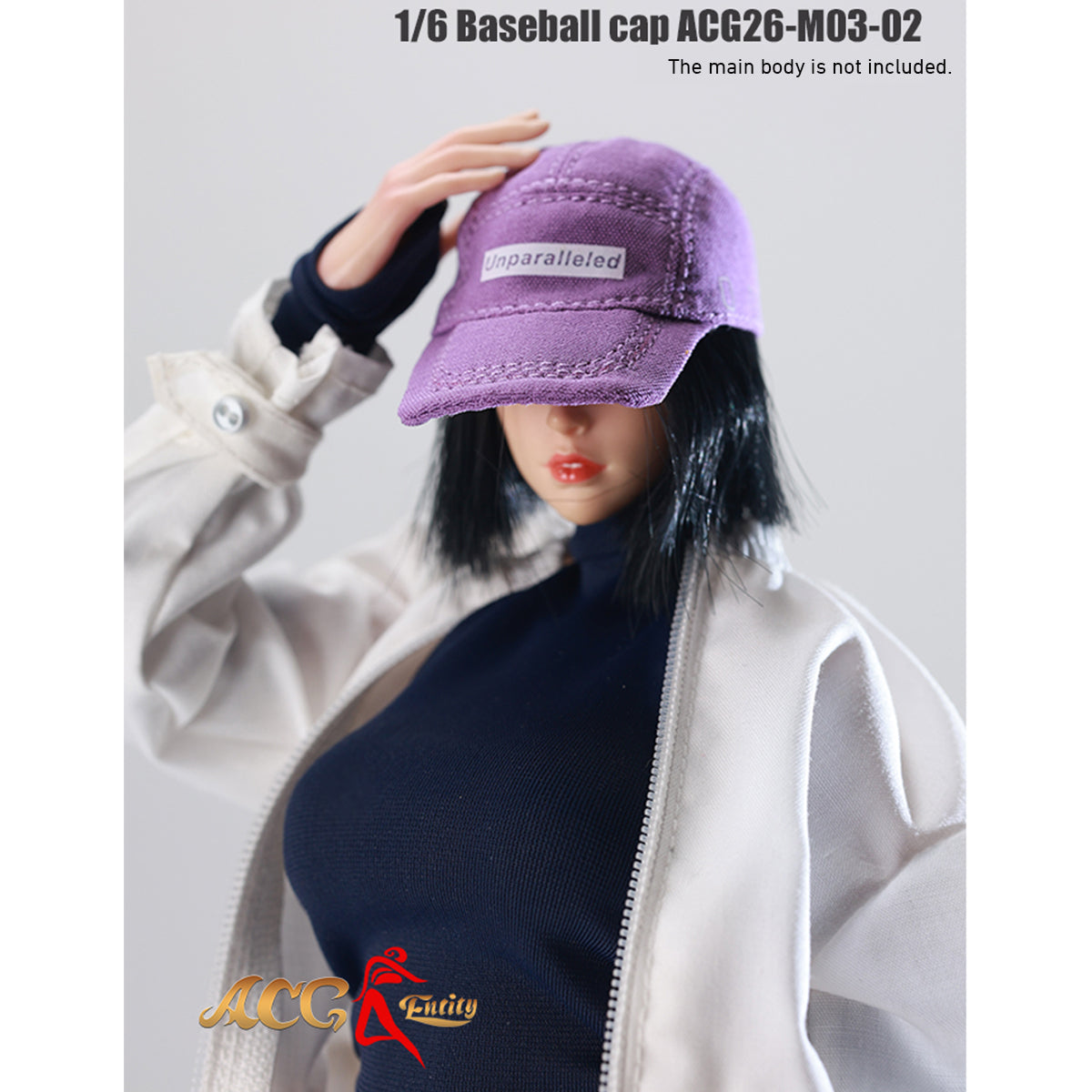 JIAOUDOLL Baseball Cap Trendy Peaked Cap ACG26-M03-02 1/6 Scale Doll Accessory Fit Action Figure