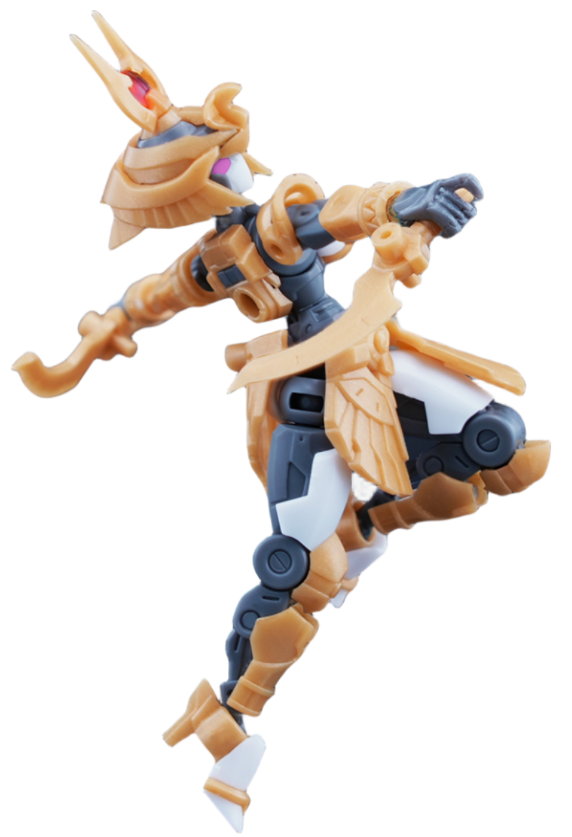 KEMO FIFTYSEVEN Kits de modelos de plástico: Marioneta Armoreo - Esis, estilo anime, Mecha Musume, figuras de acción coleccionables escala 1:24 (Esis)