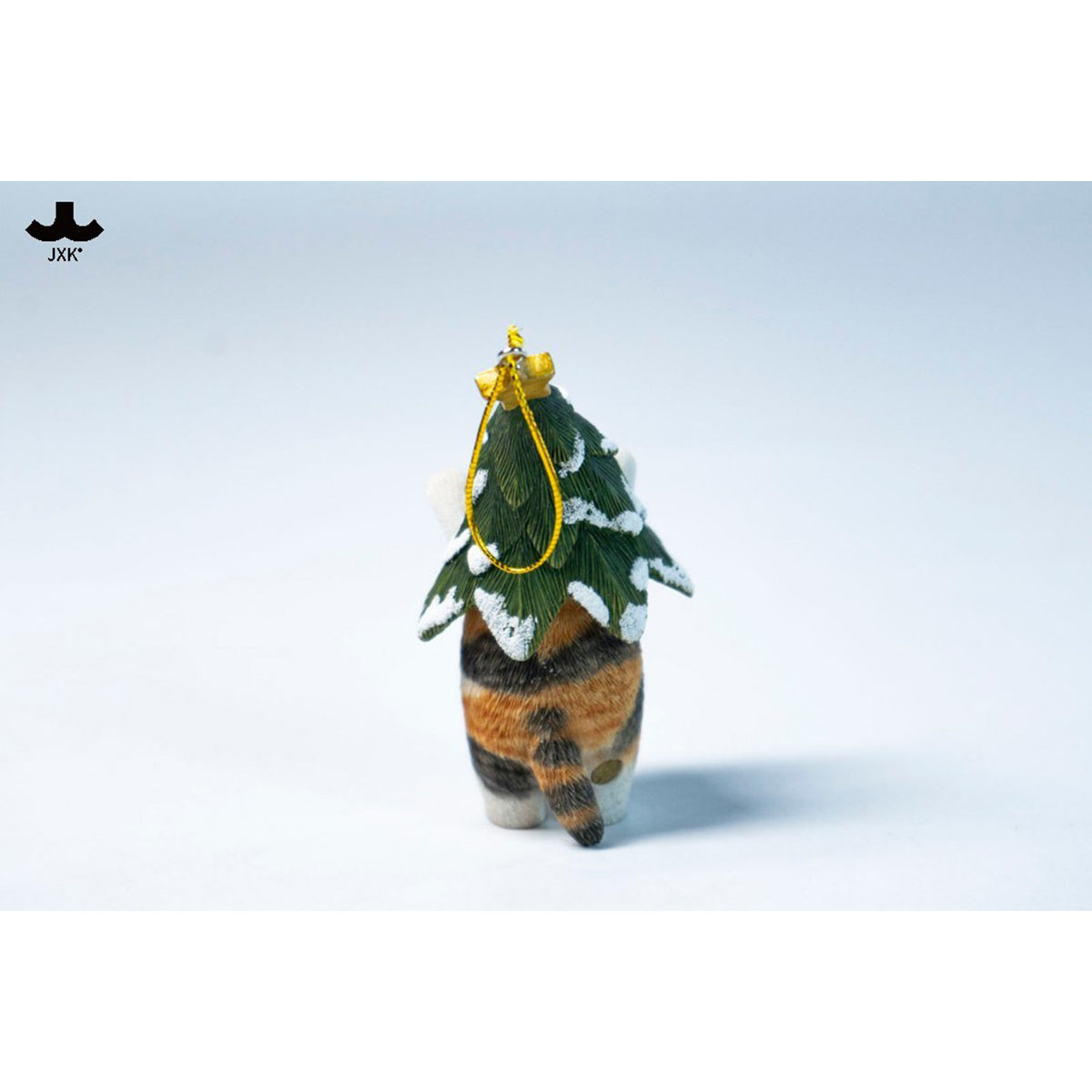 JXK Christmas Cat Tree Static Expertly Hand-Painted Lifelike Animal Figurine