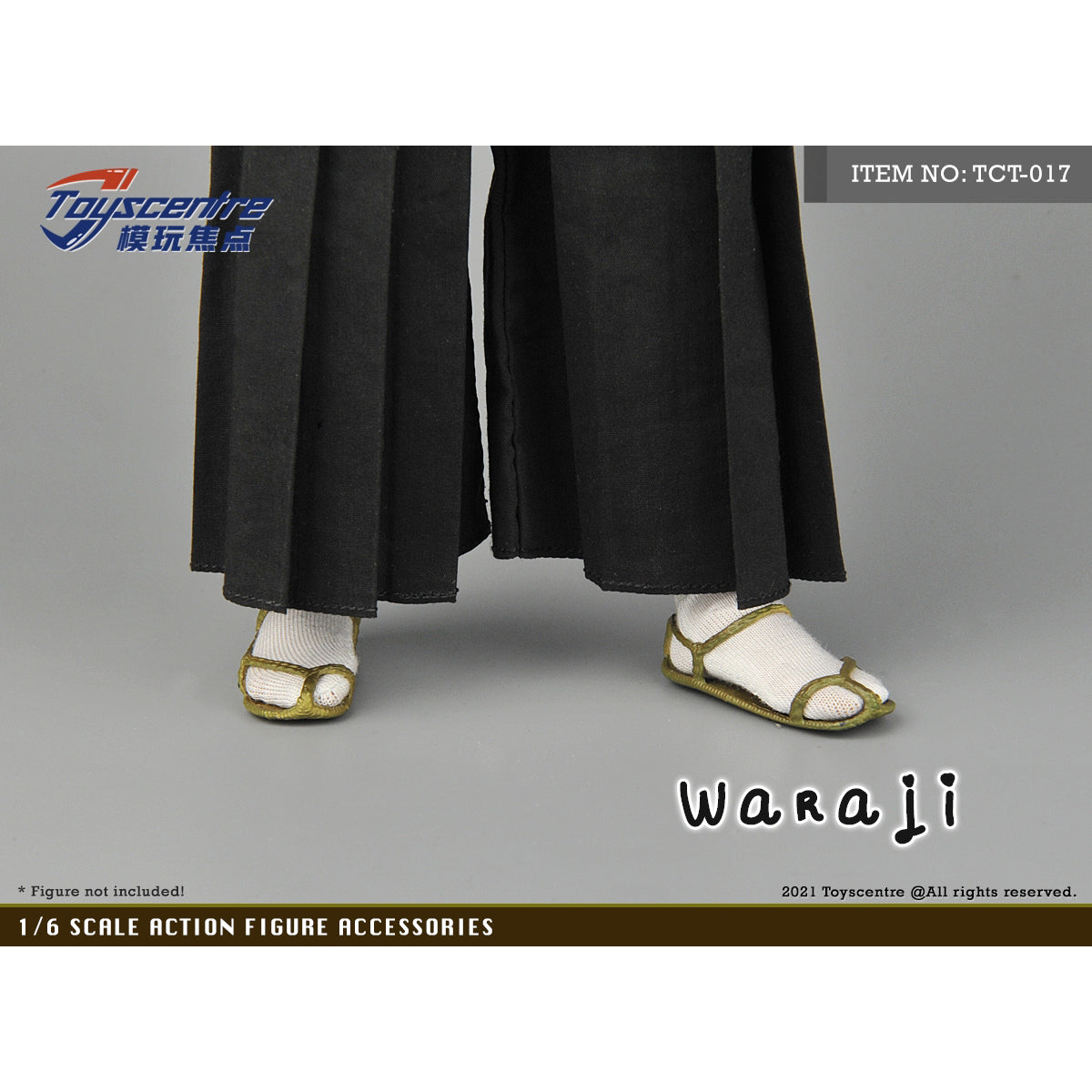 Toyscentre, Samurai Straw Hat + Straw Sandals Set, Doll Accessory for 12-inches Action Figurine