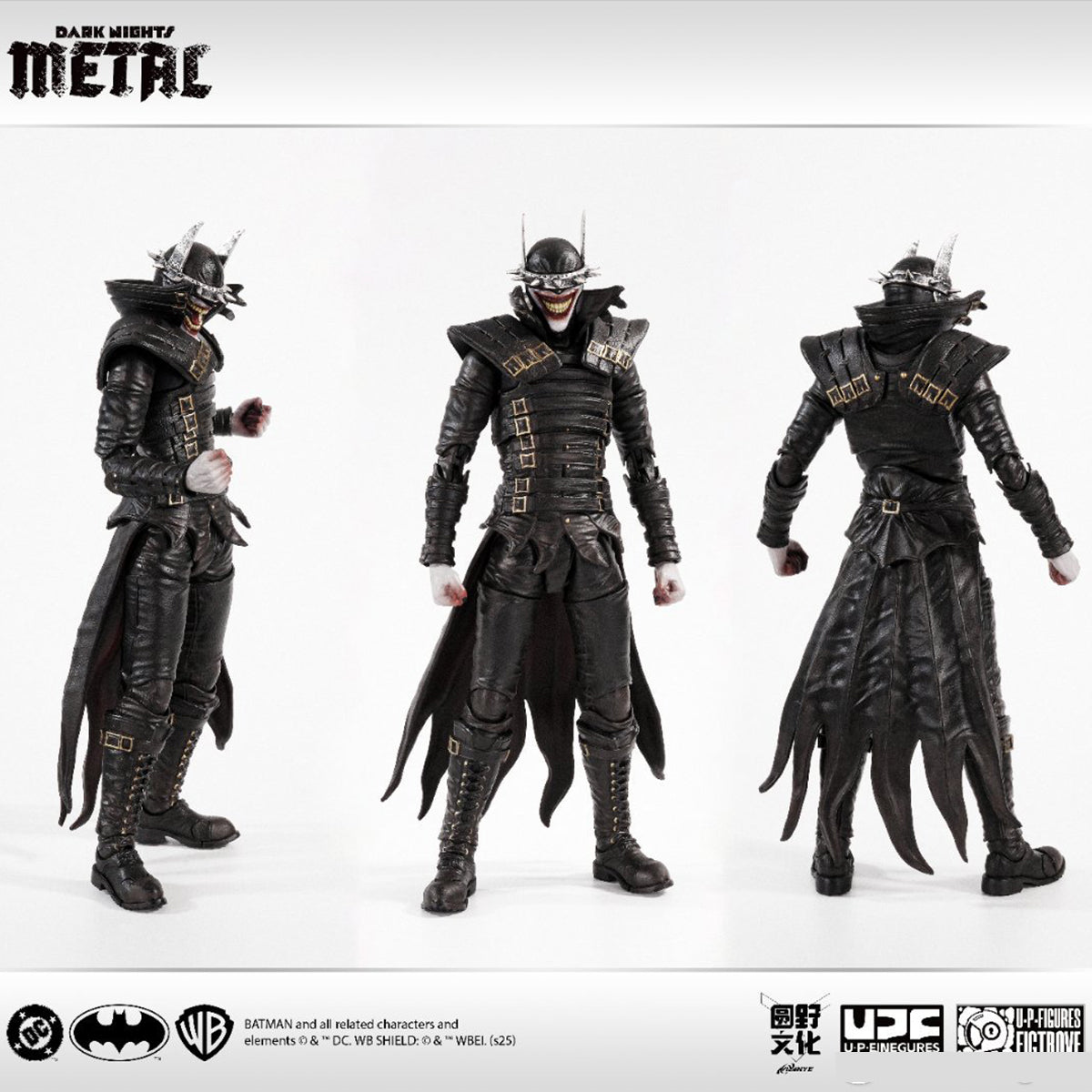 Round Field × U-P-Finegures Dark Nights: Metal - The Batman Who Laughs 1/12 Scale Action Figure