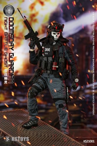 Figurine de collection KSToys : Gardien de l'Apocalypse, Fantôme de la Bataille Nocturne, figurine articulée à l'échelle 1:6 KS21001