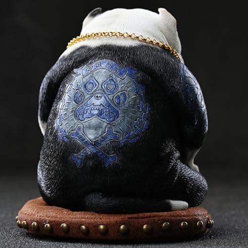 Figura de perro coleccionable JXK: Perro de Street Fighter, miniatura de animal a escala 1:12