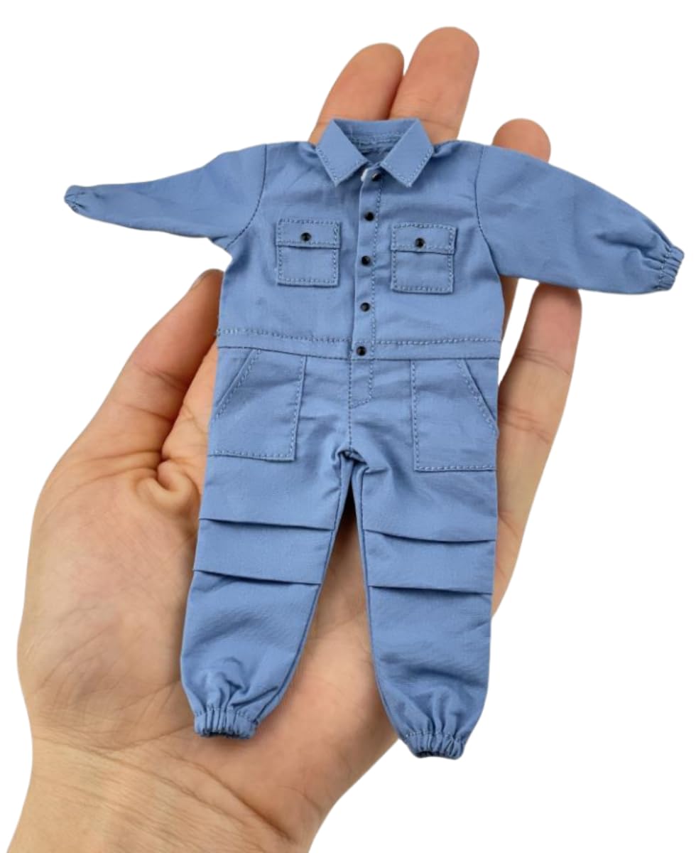 Figura a escala 1/12, ropa para muñeca: conjunto de carga de una pieza, accesorio coleccionable